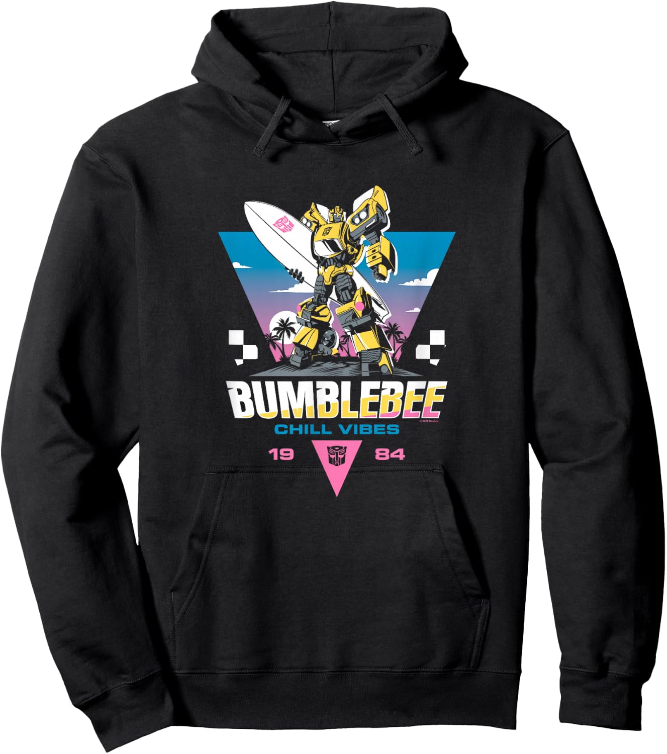 Transformers Bumblebee Chill Vibes Portrait Hoodie - Hoodie | Black