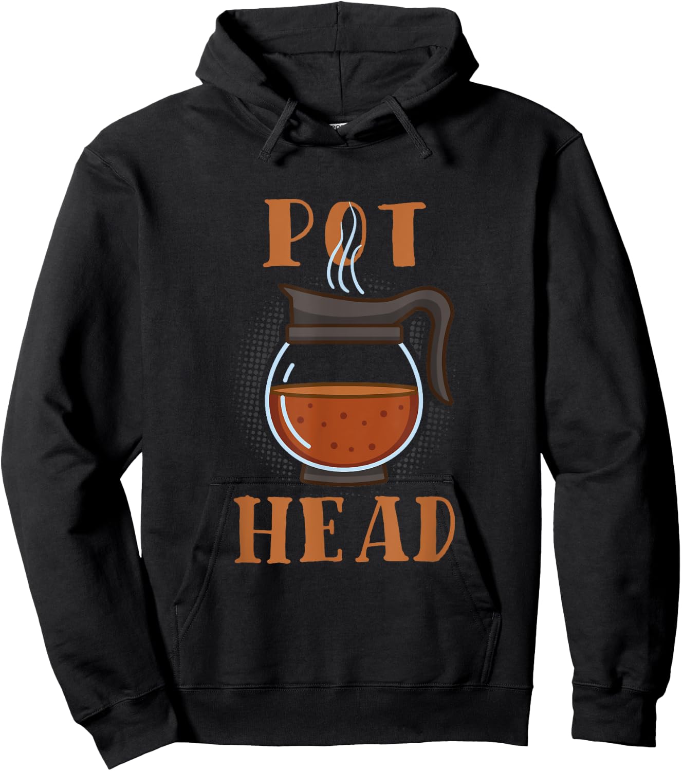 Pot Head Coffee Barista Gift Hoodie - Hoodie | Black
