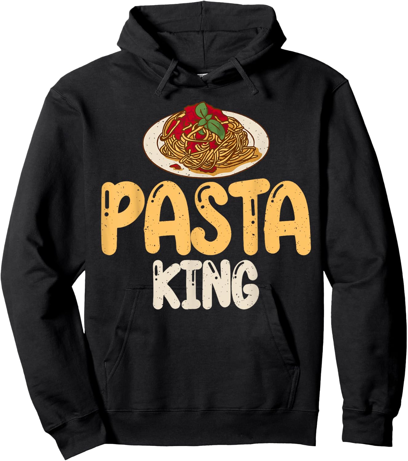 Pasta King Pasta Lover Hoodie - Hoodie | Black