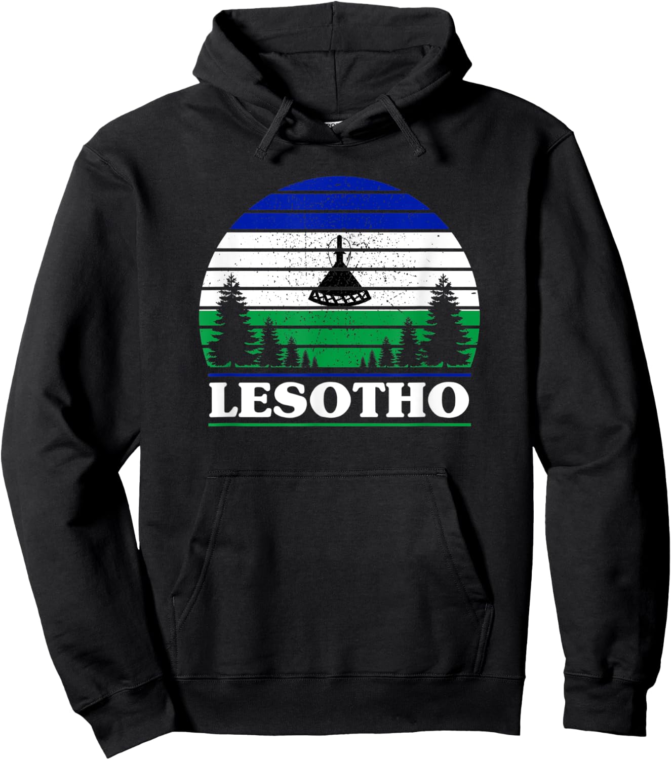 Lesotho Hoodie - Hoodie | Black