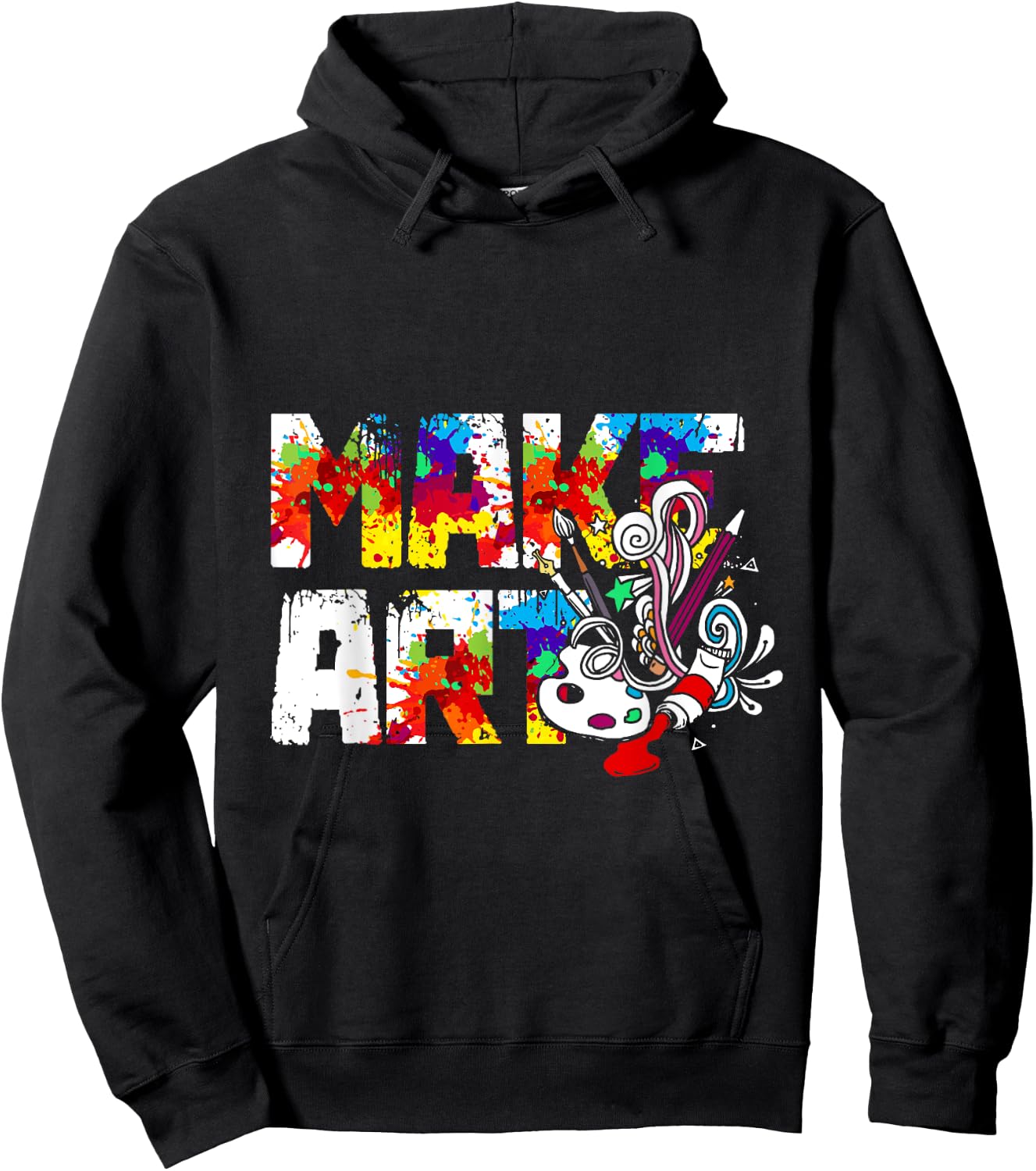 Make Art Hoodie - Hoodie | Black