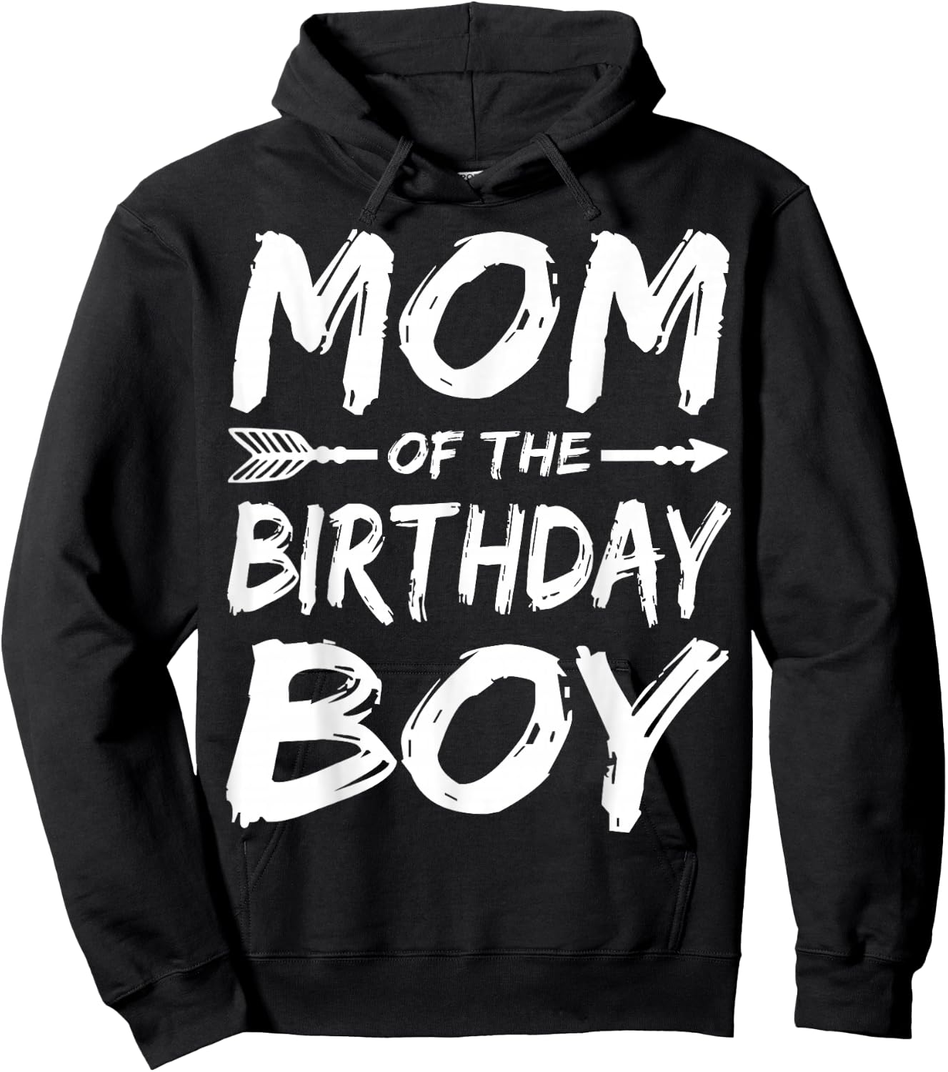 Mom of the birthday boy matching family party Hoodie - Hoodie | Black