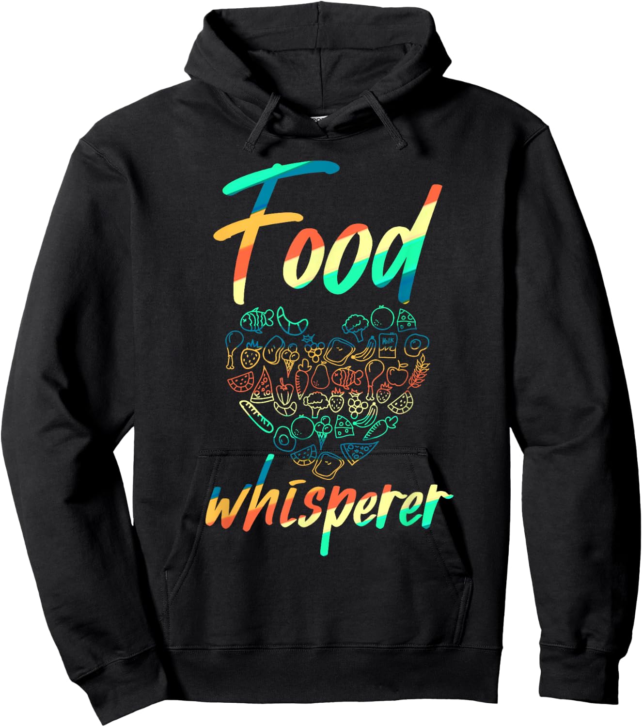 Food Whisperer Shirt Funny Registered Dietitian Nutritionist Hoodie - Hoodie | Black