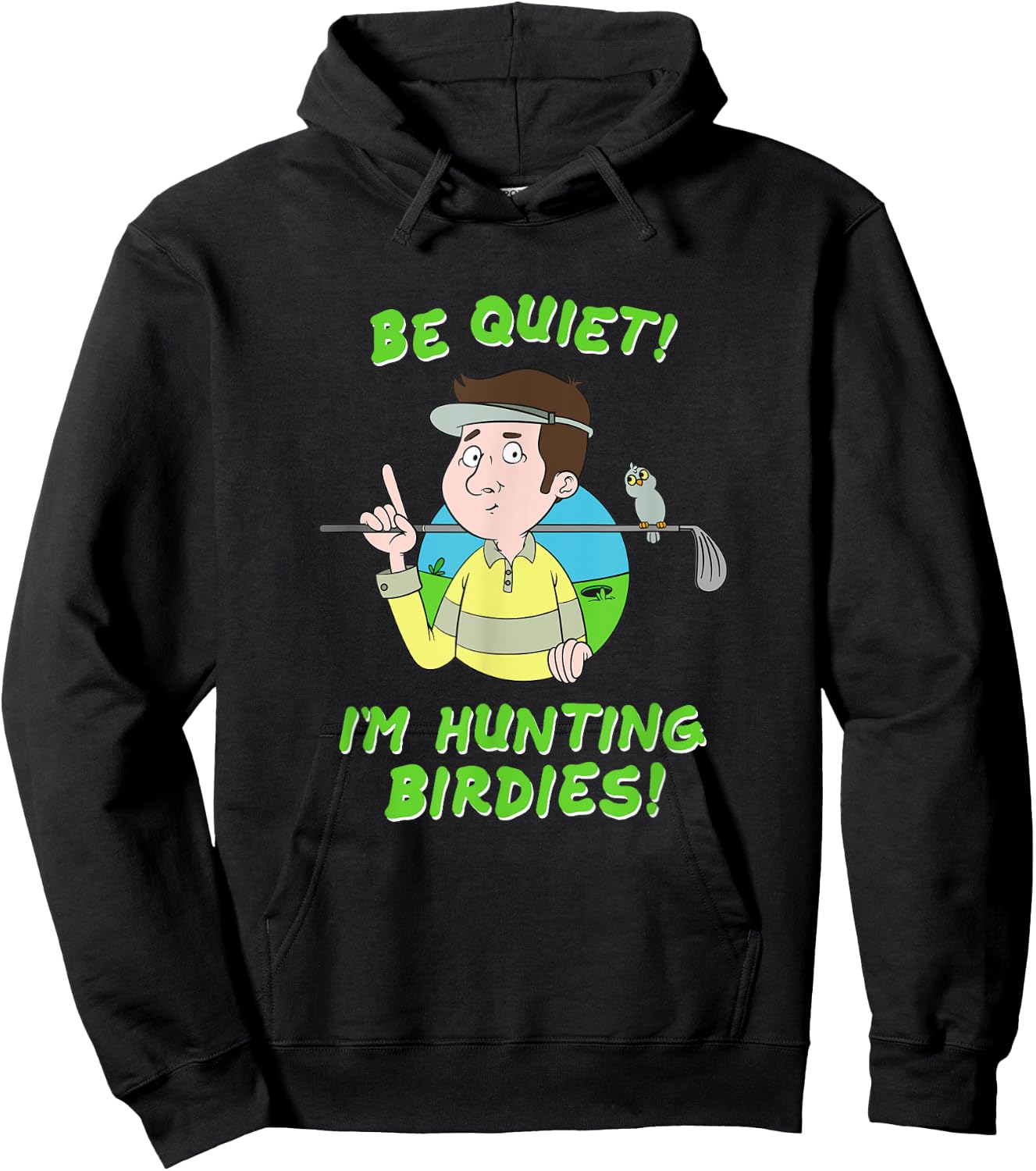 Birdie Golf Golf Equipment Golf Course Bird for Tournament Hoodie - Hoodie | Black