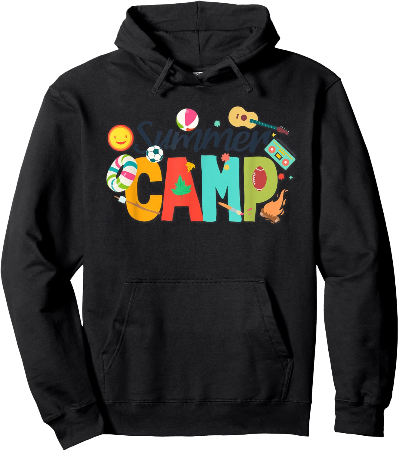 Summer Camp | Director Counselor | Camp Staff Hoodie - Hoodie | Black