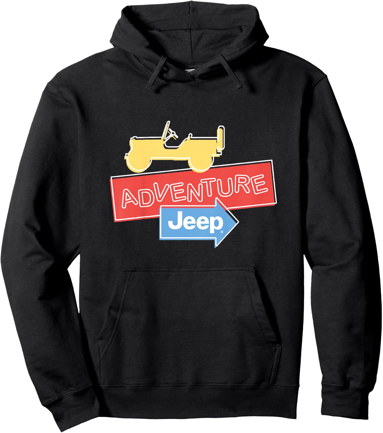 Kids J is for Jeep - Officially Licensed Hoodie - Hoodie | Black