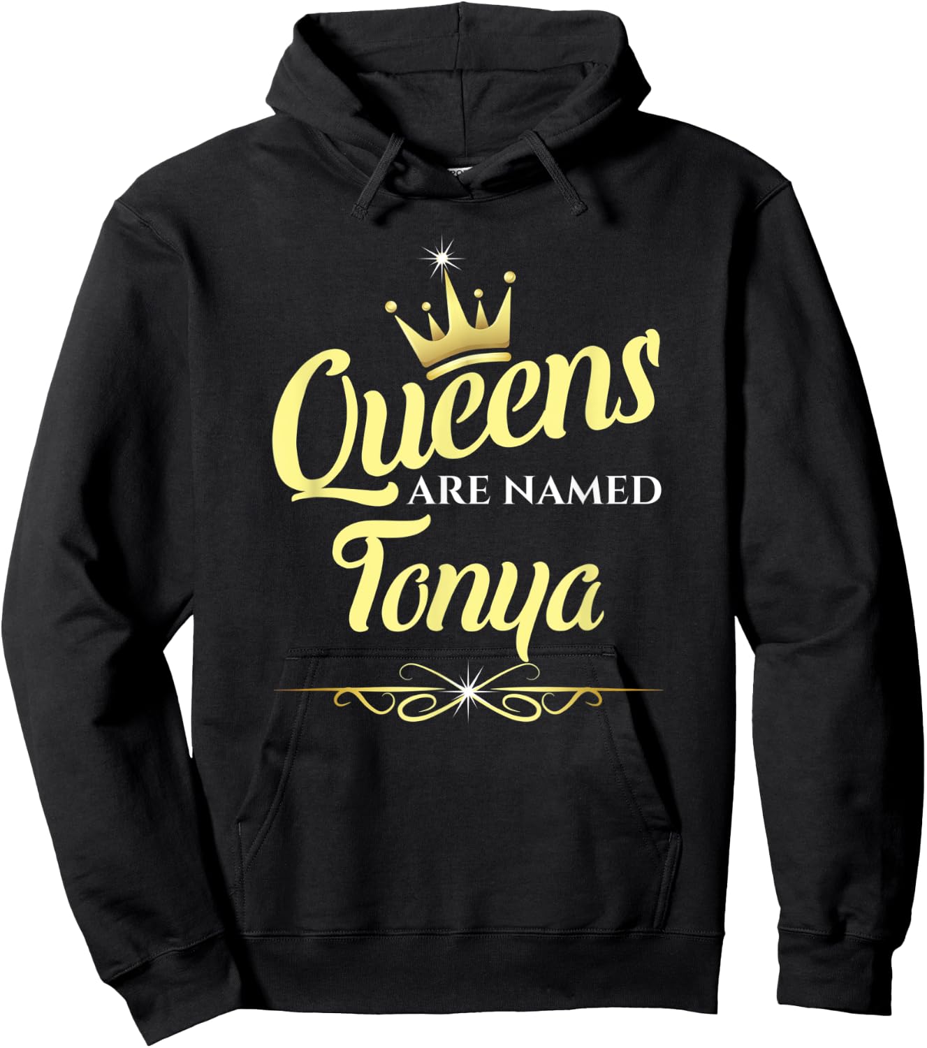 Queens Are Named Tonya Hoodie - Hoodie | Black
