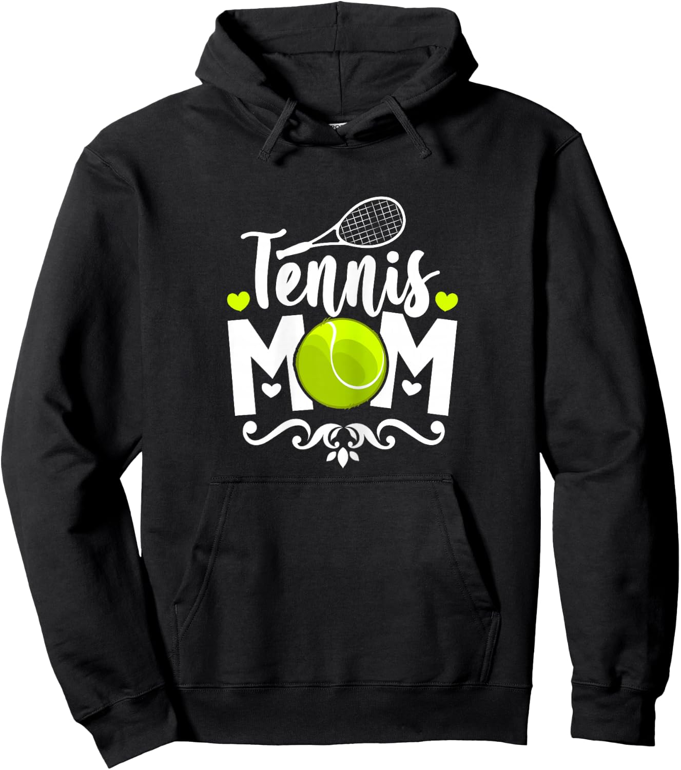 Tennis Mom Hoodie - Hoodie | Black