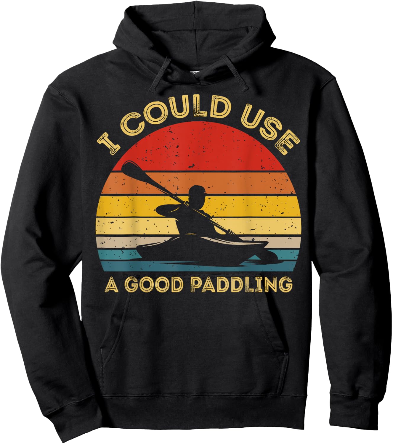 I Could Use A Good Paddling Cool Canoe Boating Gifts Kayaks Hoodie - Hoodie | Black