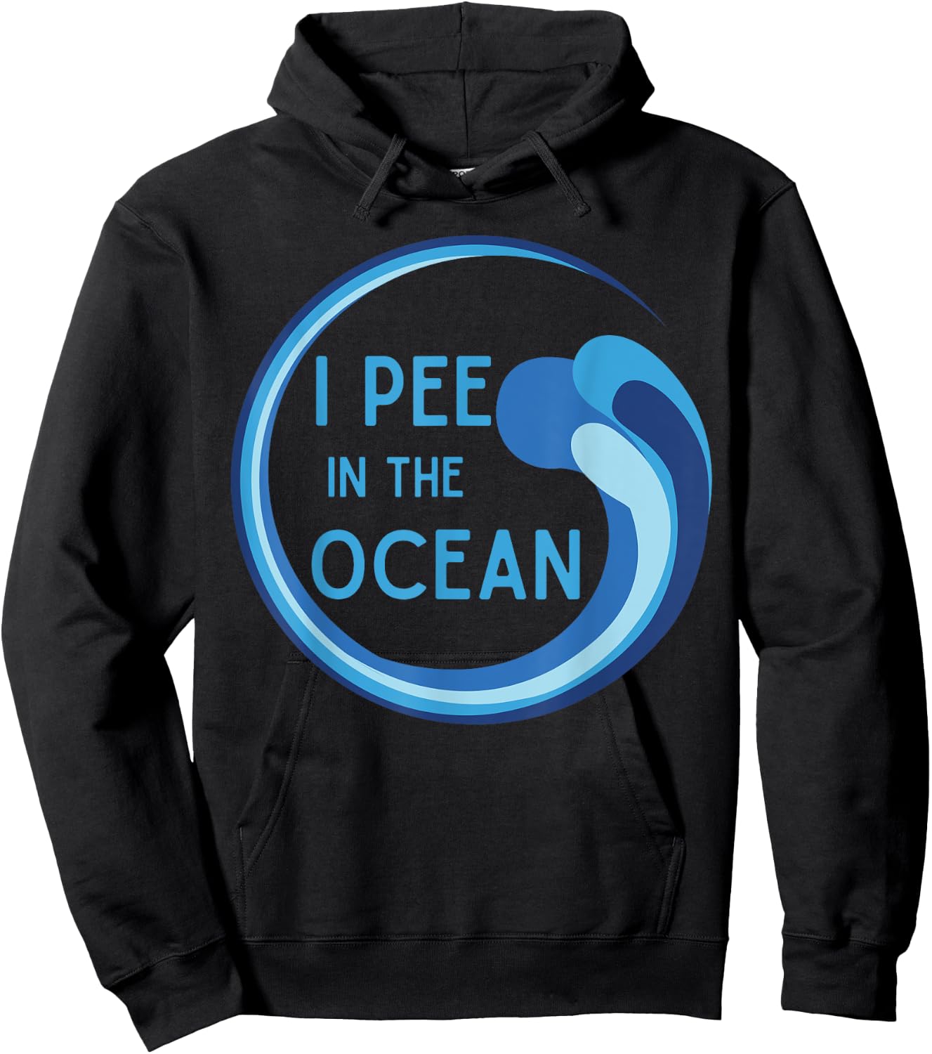 I Pee in the Ocean Beach Vacation Hoodie - Hoodie | Black