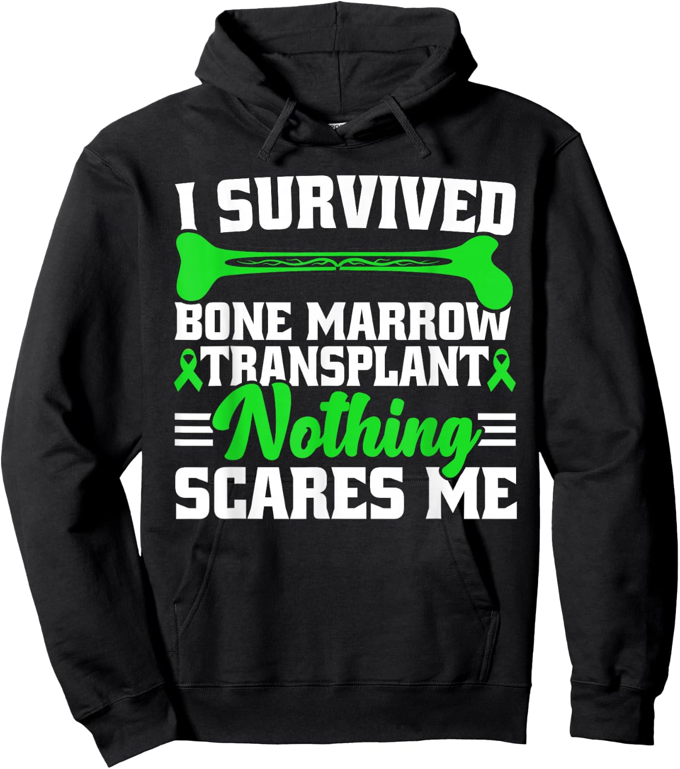Bone Marrow Transplant Survivor Warrior Hoodie - Hoodie | Black