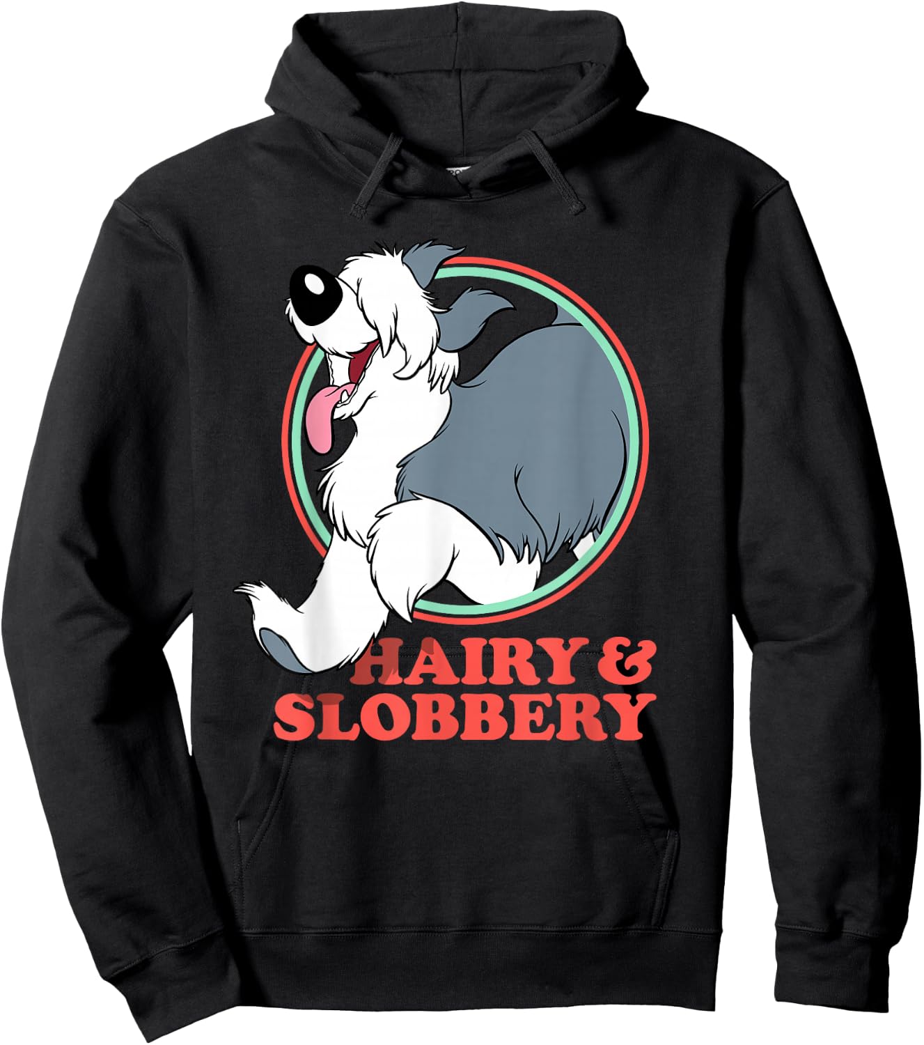 Disney The Little Mermaid Max Hairy & Slobbery Hoodie - Hoodie | Black