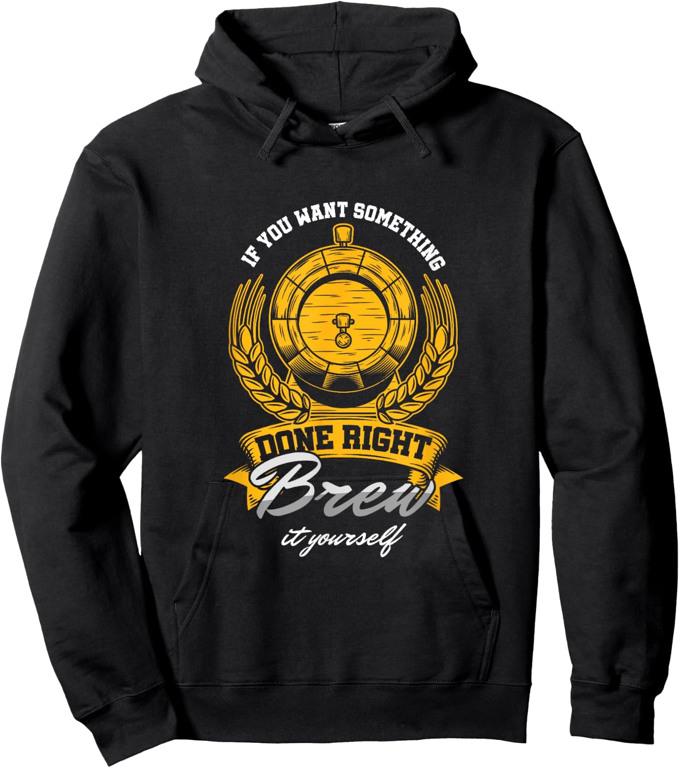 Beer Brewing Master Home Brewing Beer Brewing Beer Drinker Hoodie - Hoodie | Black
