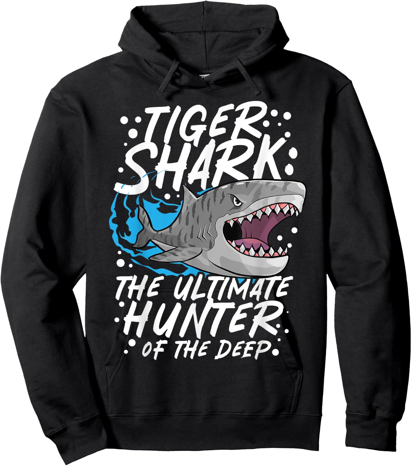 Tiger Shark: The Ultimate Hunter Of The Deep, Tiger Shark Hoodie - Hoodie | Black