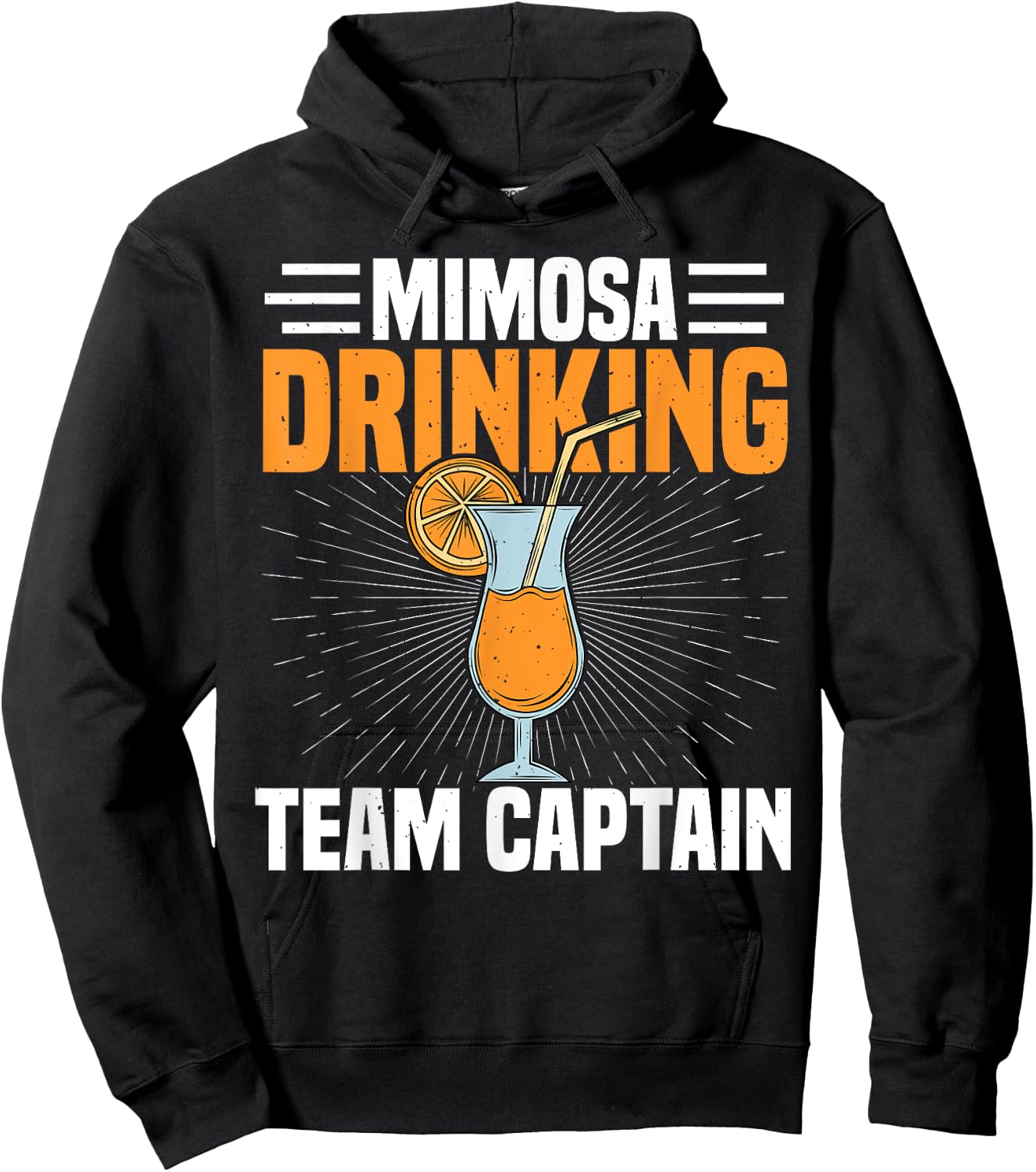 Mimosa Costume Drinking Mimosa's Breakfast Mimosa's Brunch , Small, Black Hoodie - Hoodie | Black