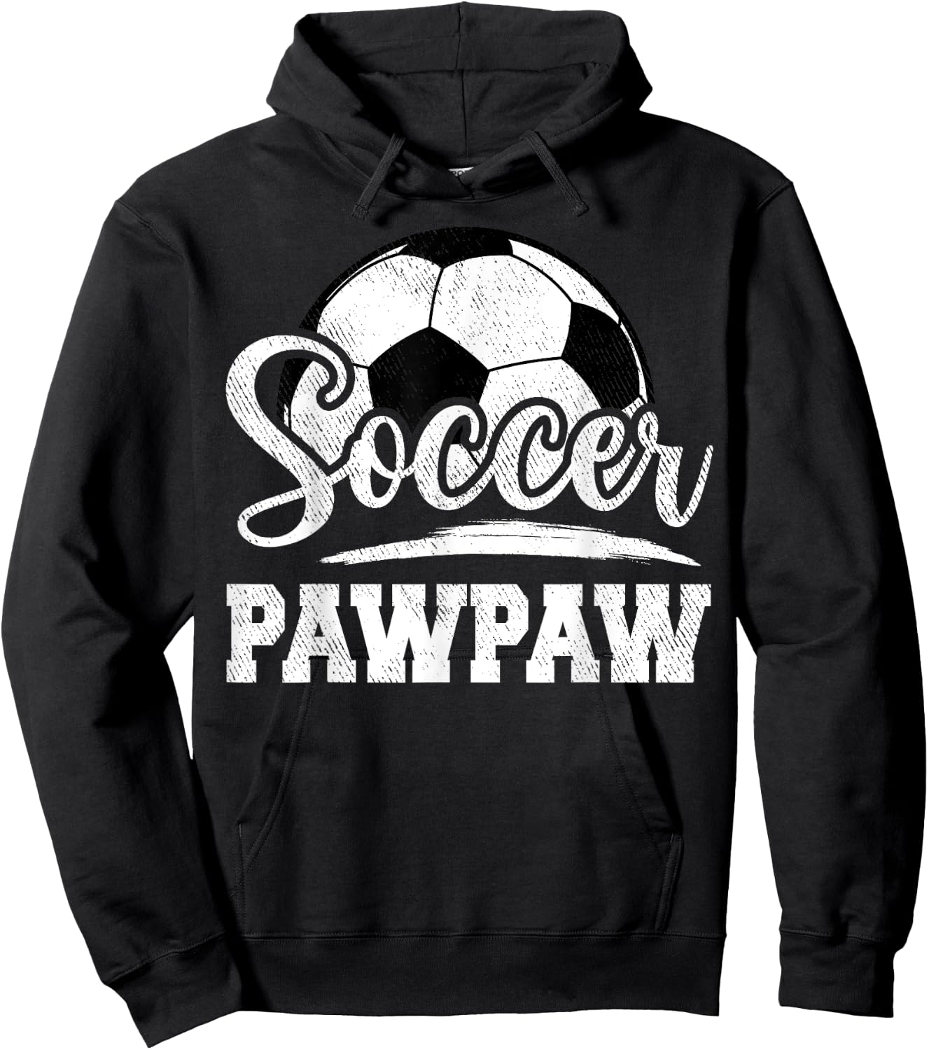 Soccer Pawpaw Soccer Player Game Day Father's Day Hoodie - Hoodie | Black