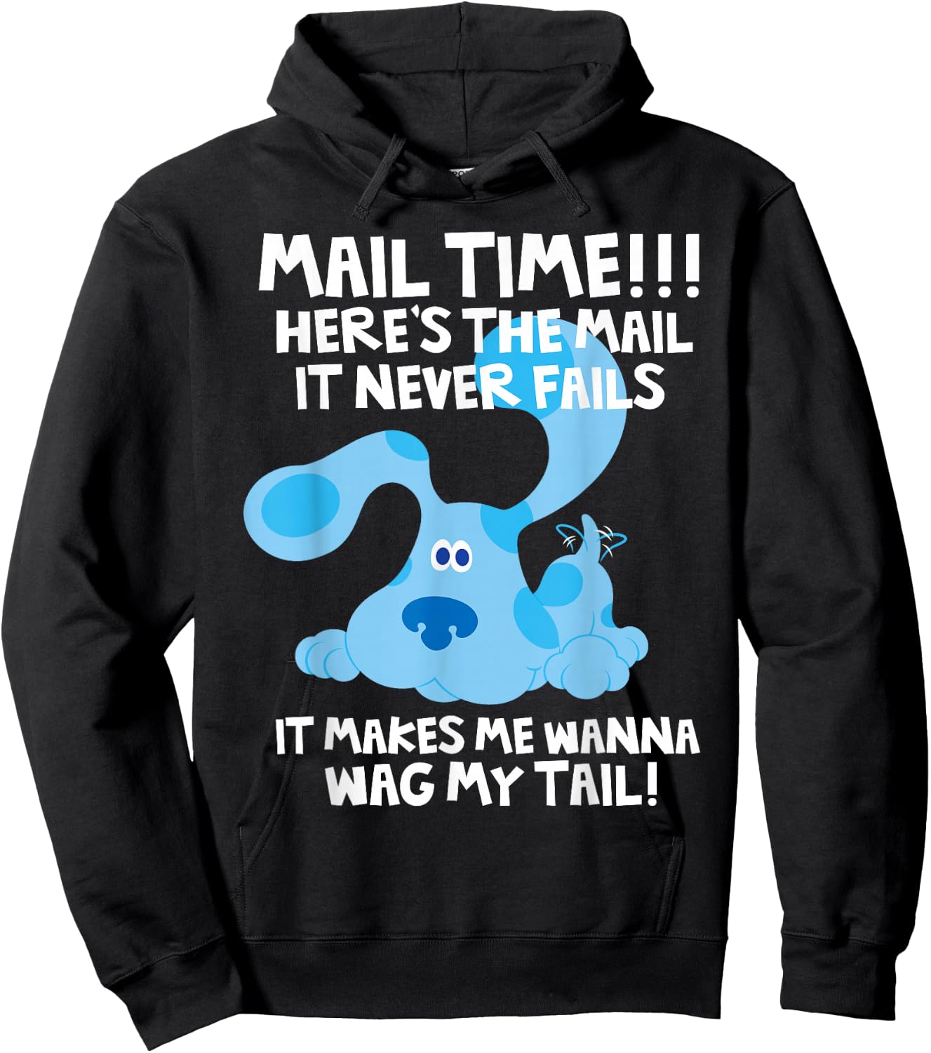 Blues Clues Mail Time! Heres The Mail Hoodie - Hoodie | Black