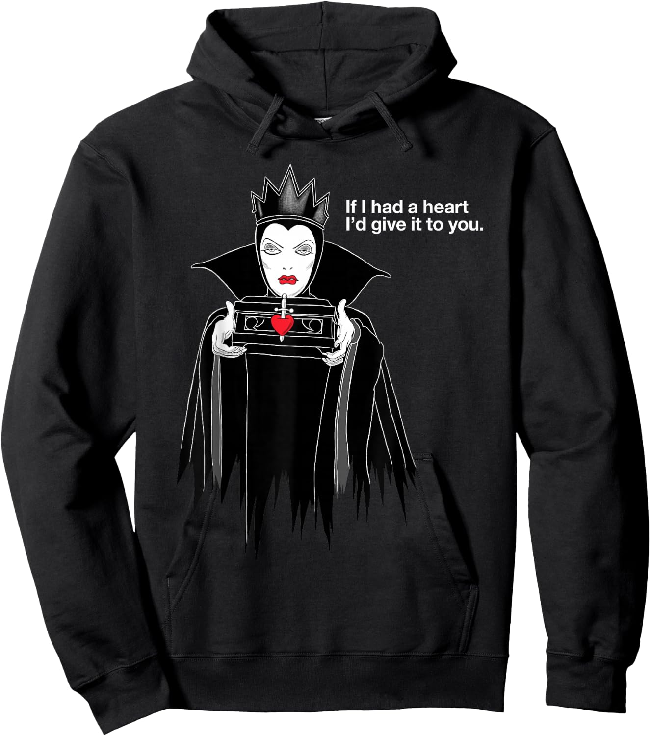 Disney Villains Evil Queen If I Had A Heart Hoodie - Hoodie | Black