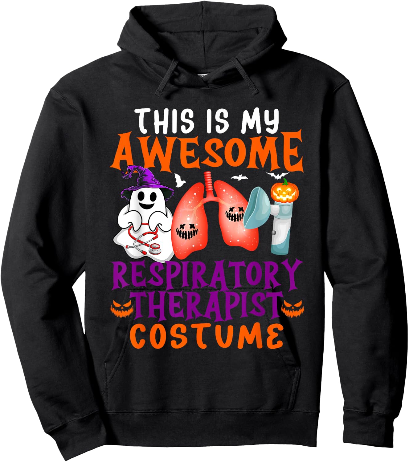 My Awesome Respiratory Therapist Costume Horror Tools Hoodie - Hoodie | Black