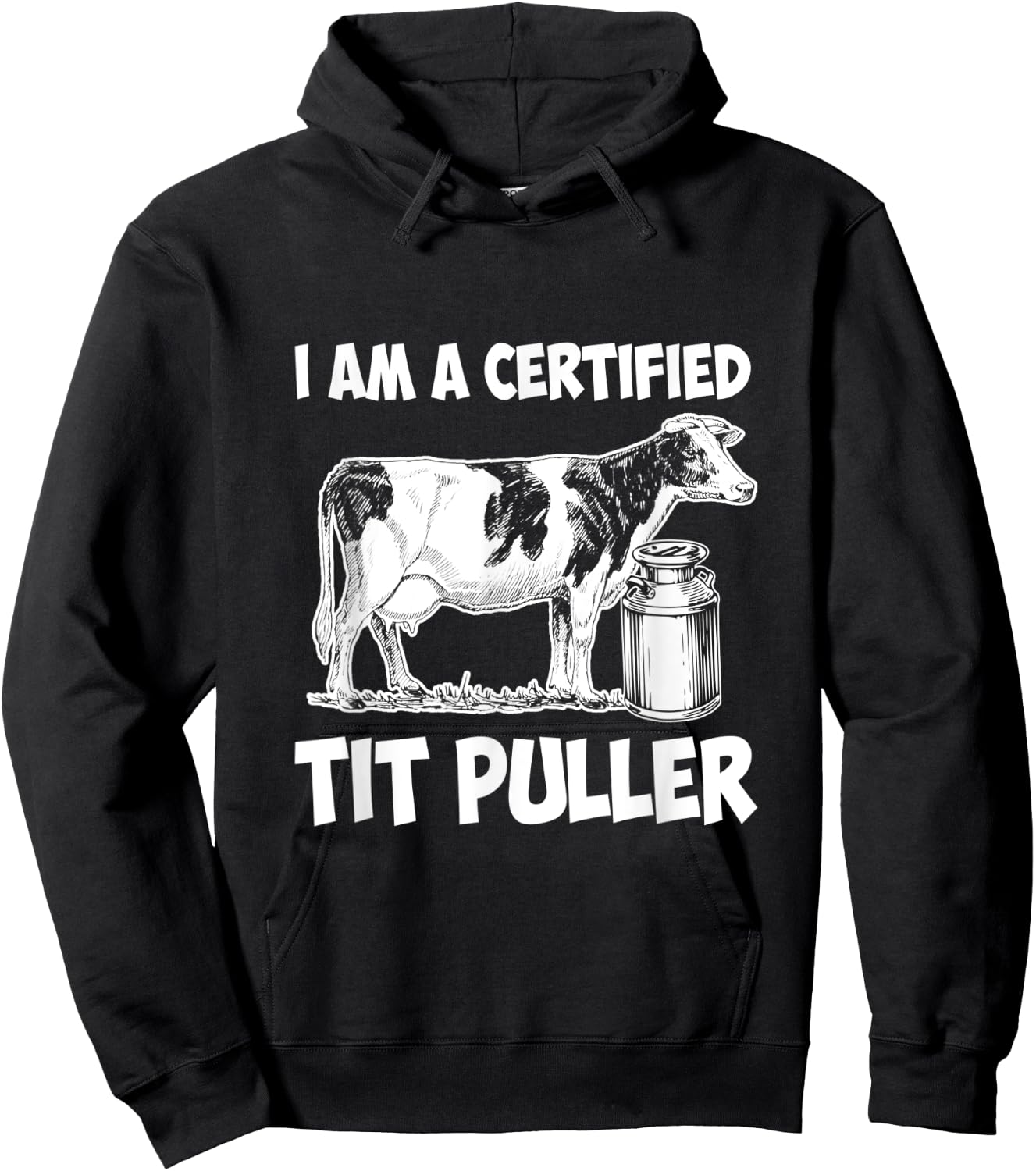 I Am a Certified Tit Puller Hoodie - Hoodie | Black