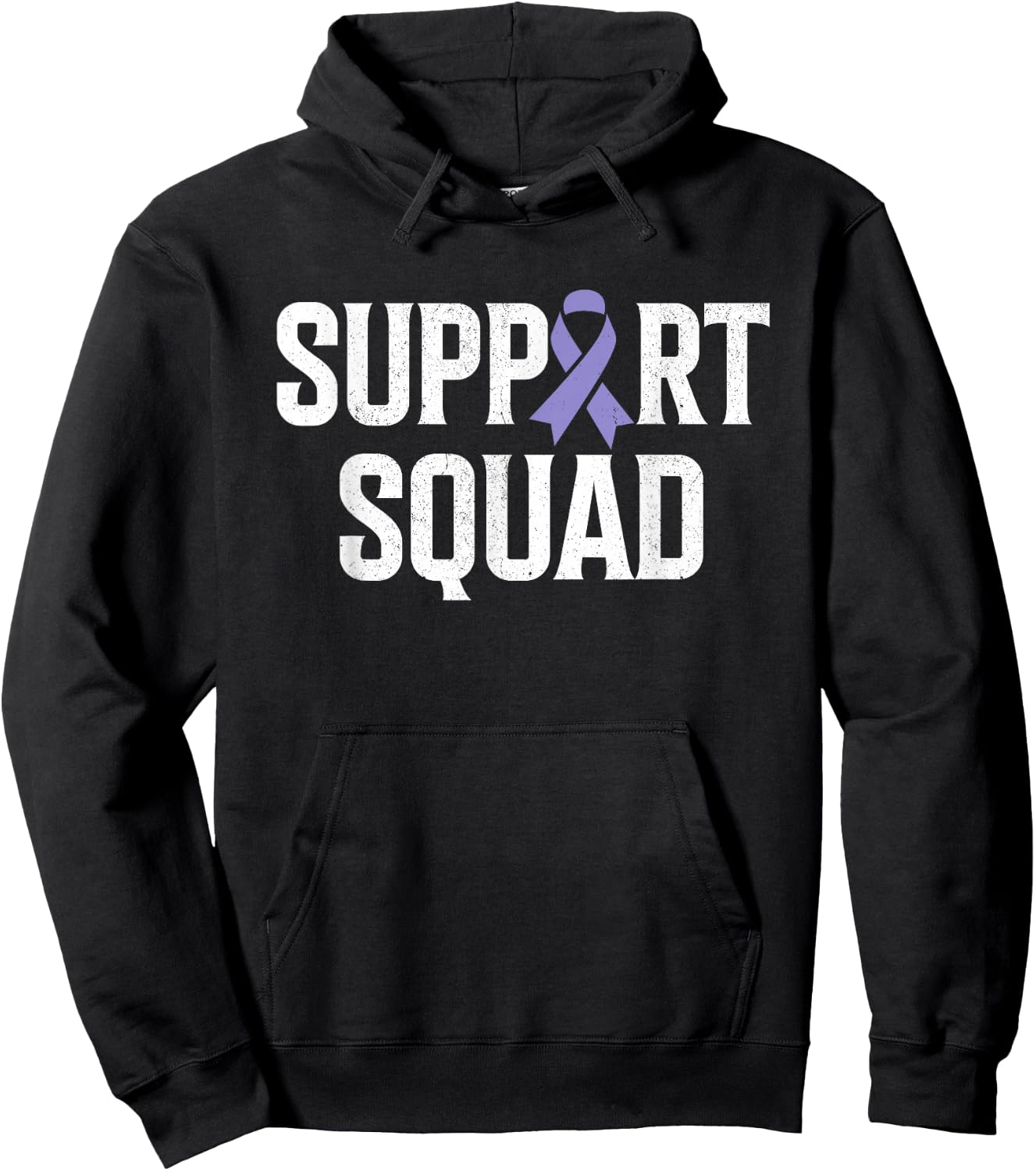 Esophageal Cancer Support Squad Esophageal Cancer Awareness Hoodie - Hoodie | Black