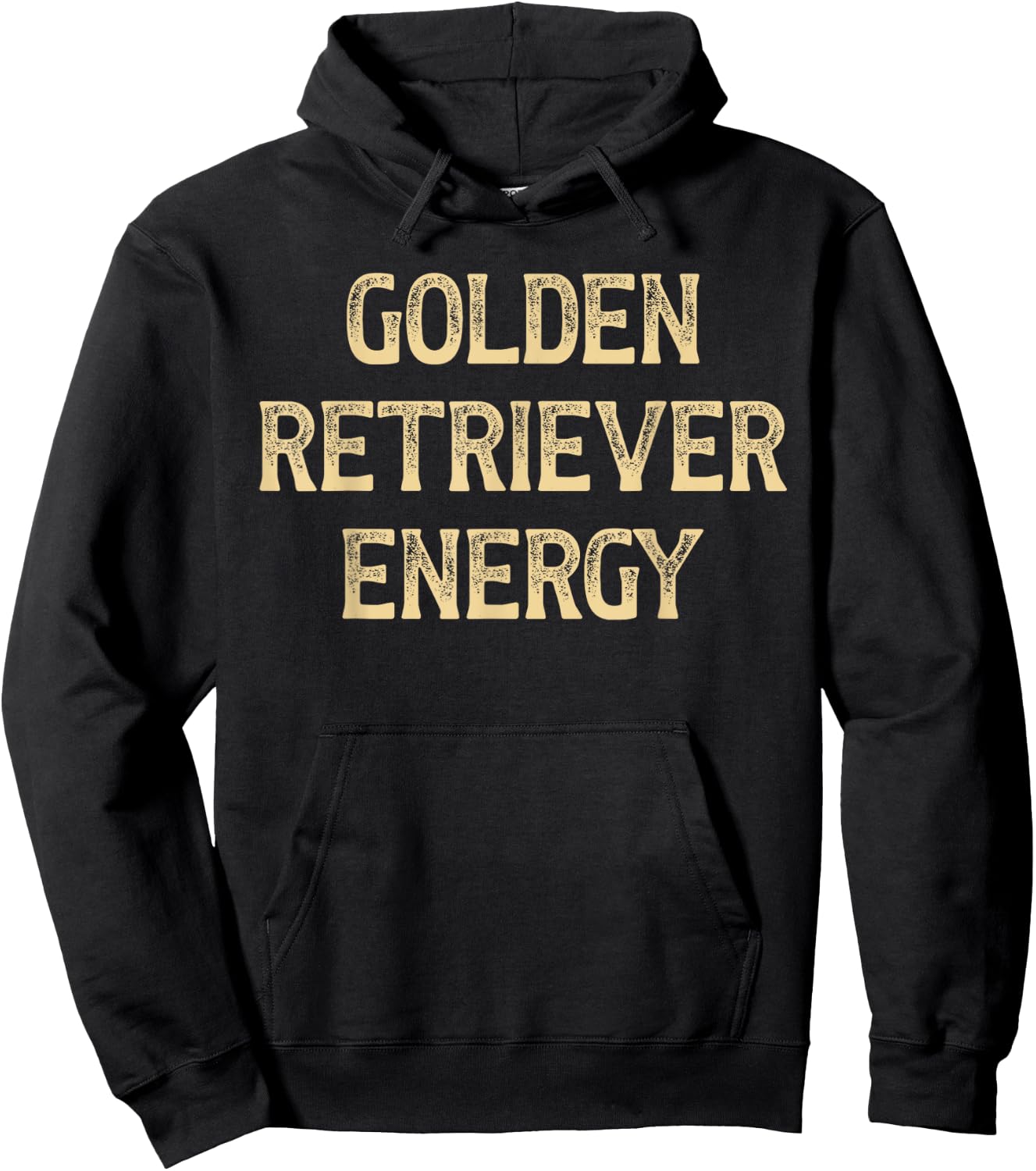 Golden retriever energy Hoodie - Hoodie | Black
