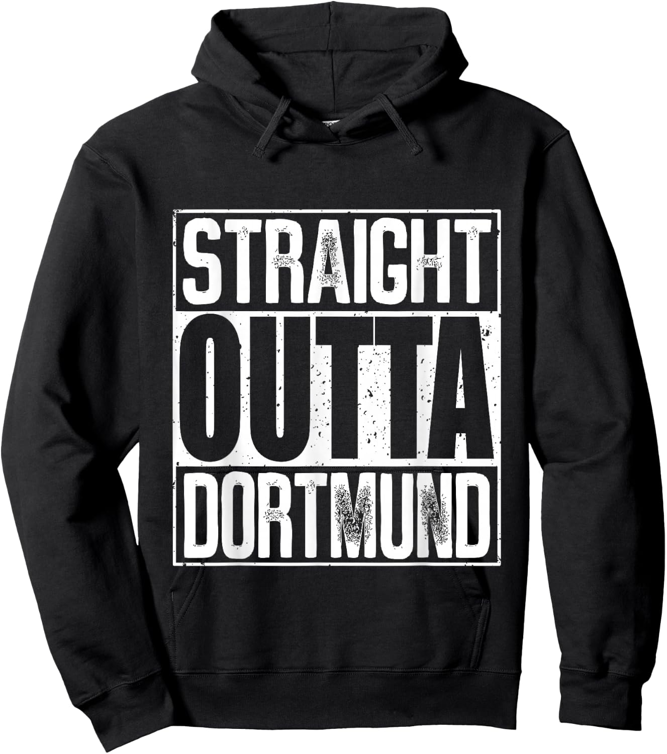 Straight Outta Dortmund Hoodie - Hoodie | Black