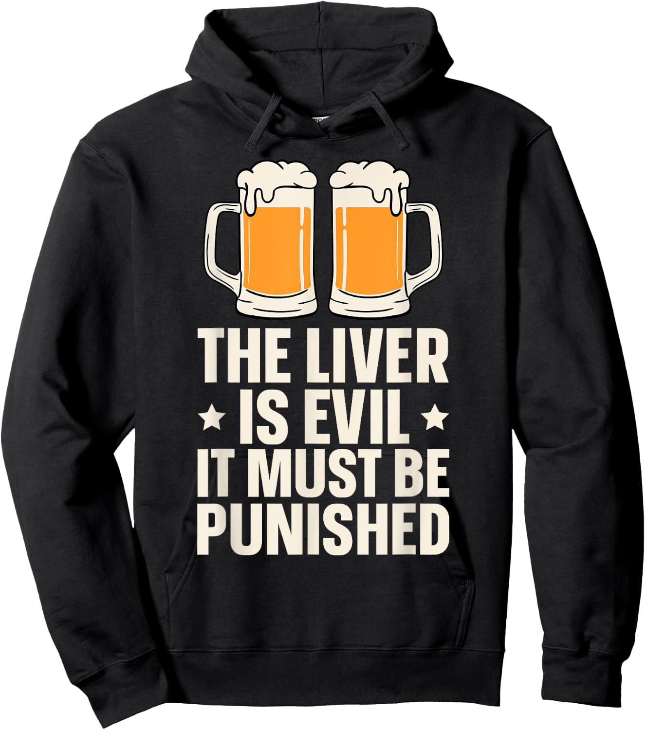 The Liver Is Evil It Must Be Punished Hoodie - Hoodie | Black