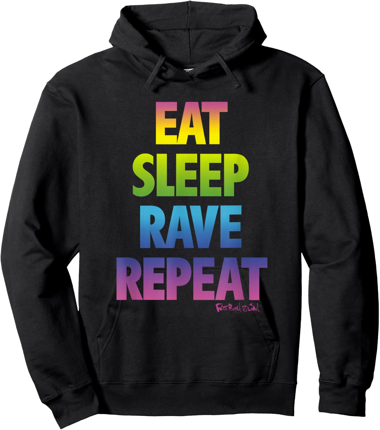 Fatboy Slim Eat Sleep Rave Repeat Hoodie - Hoodie | Black