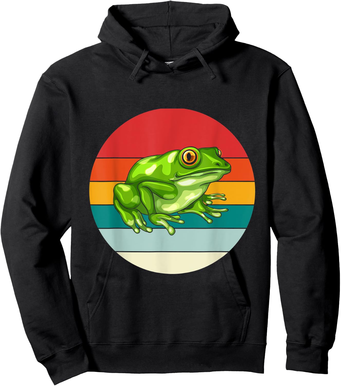 Rainforest Animal Amphibia Gift Frog Hoodie - Hoodie | Black