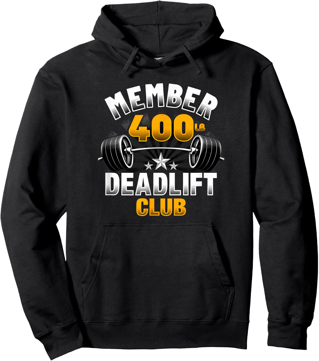 400 Pound Deadlift Club Hoodie - Hoodie | Black