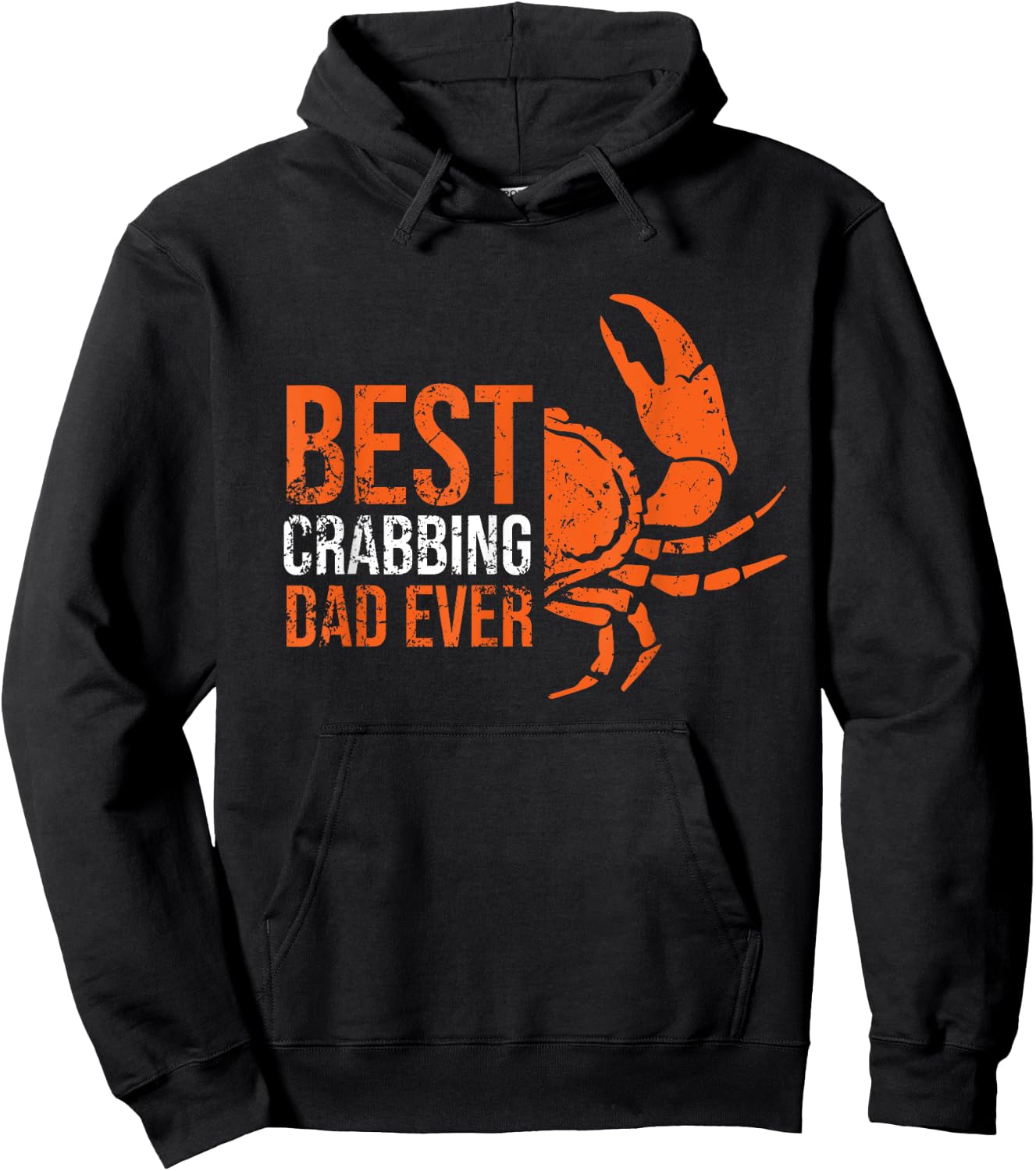 Best Crabbing Dad - Funny Crab Dad Gifts Crab Lover Outfit Hoodie - Hoodie | Black