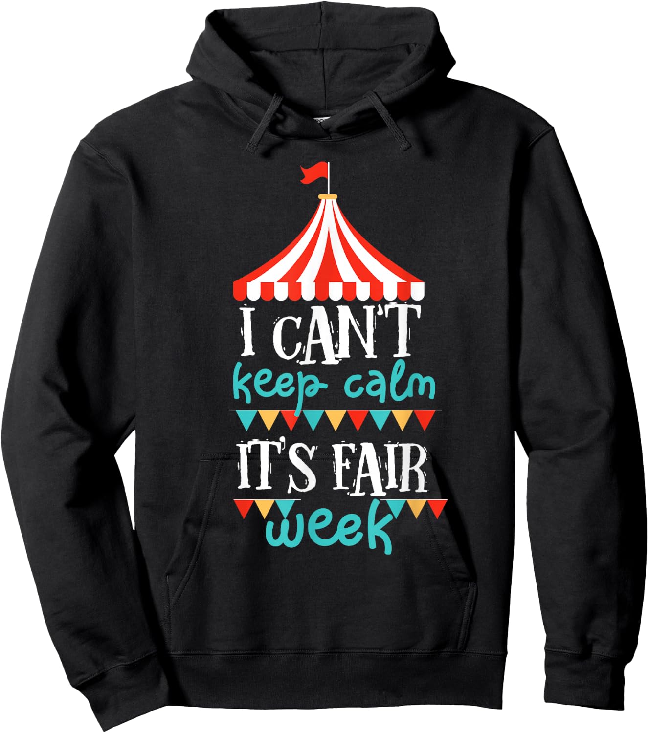 County Fair Design Perfect for Kids Girls and Boys Hoodie - Hoodie | Black