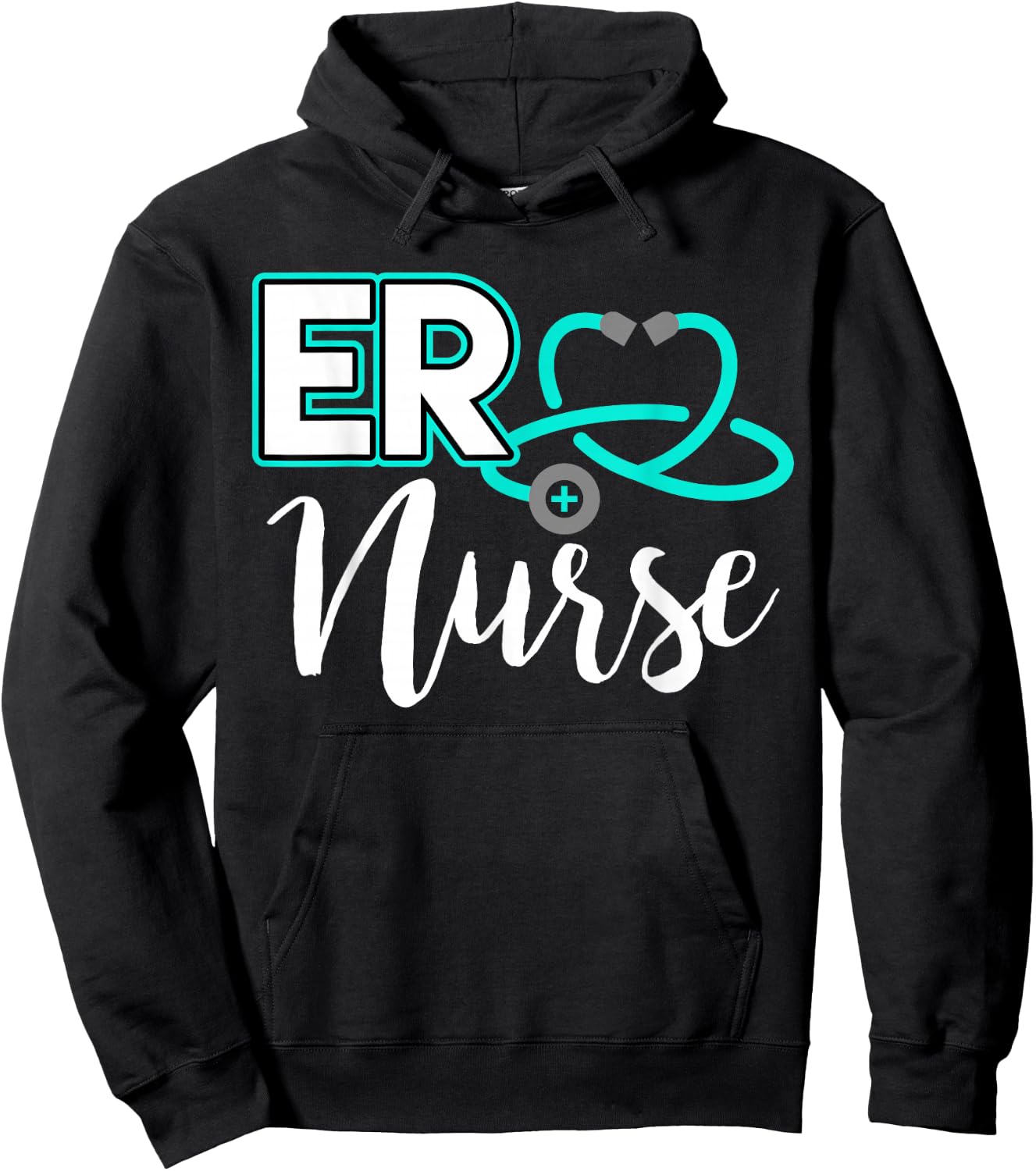 ER Nurse Emergency Room Medical Nursing School Birthday Gift Hoodie - Hoodie | Black