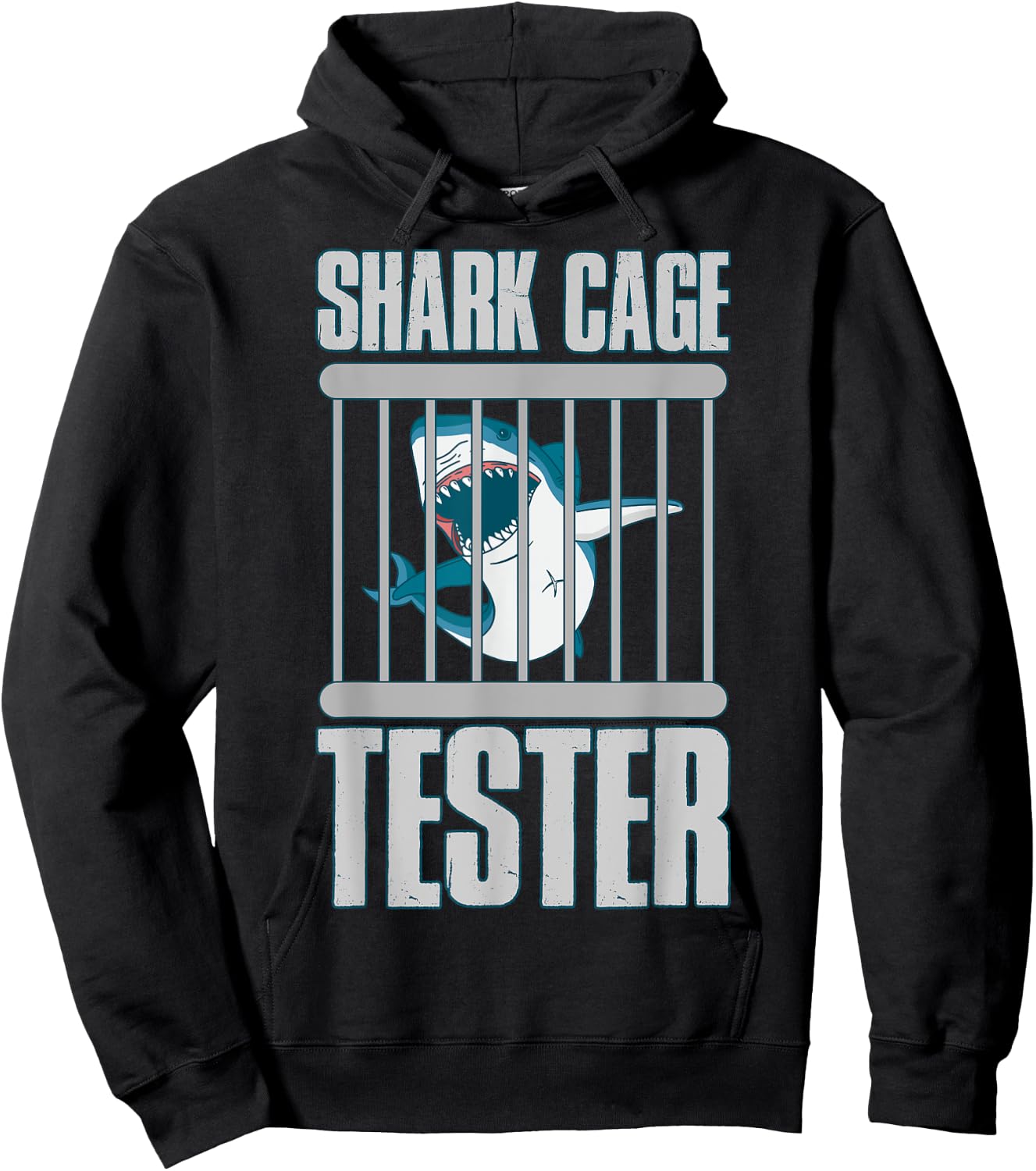 Shark Cage Tester Hoodie - Hoodie | Black