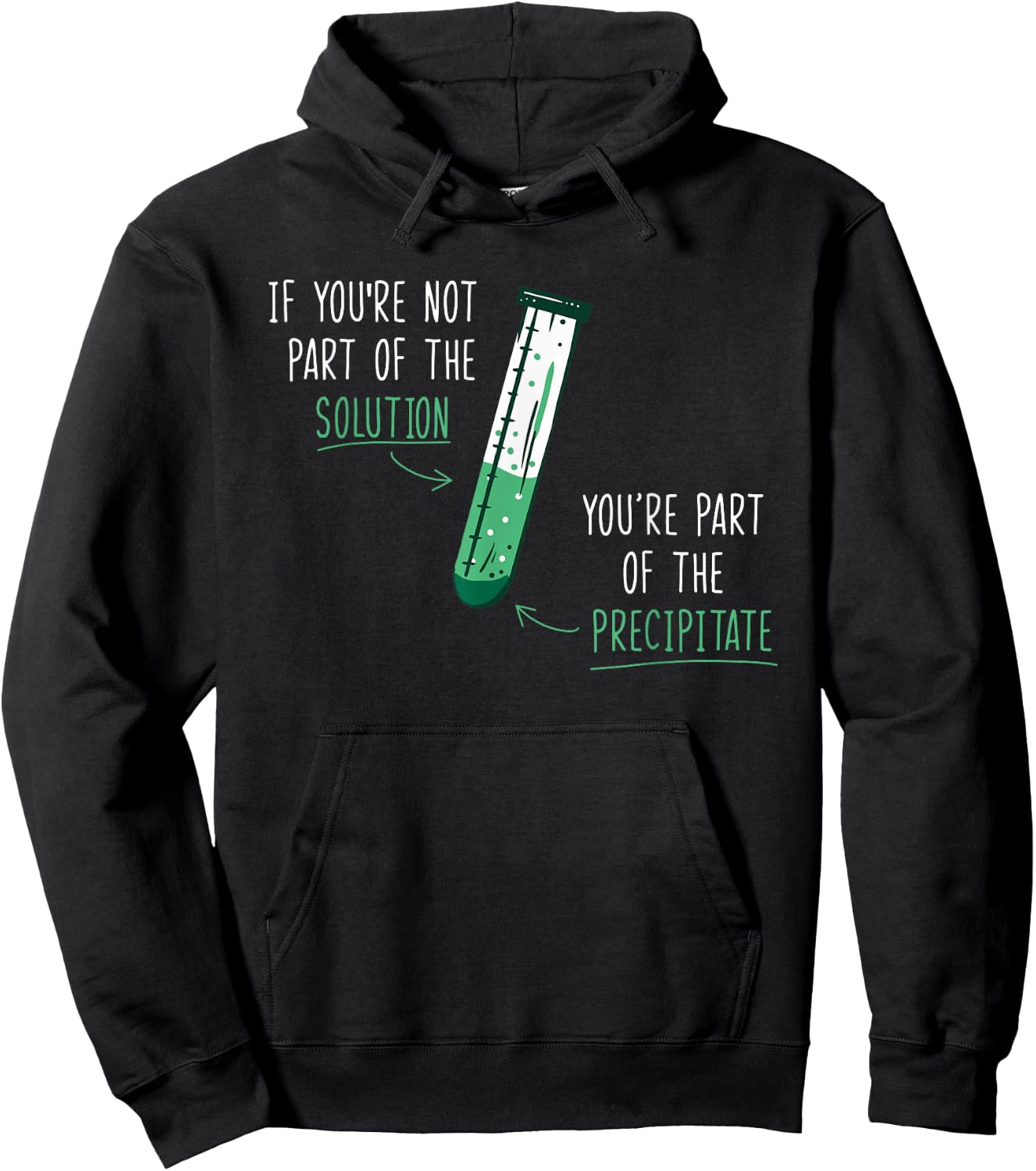 If You're Not Part of the Solution for teacher Hoodie - Hoodie | Black