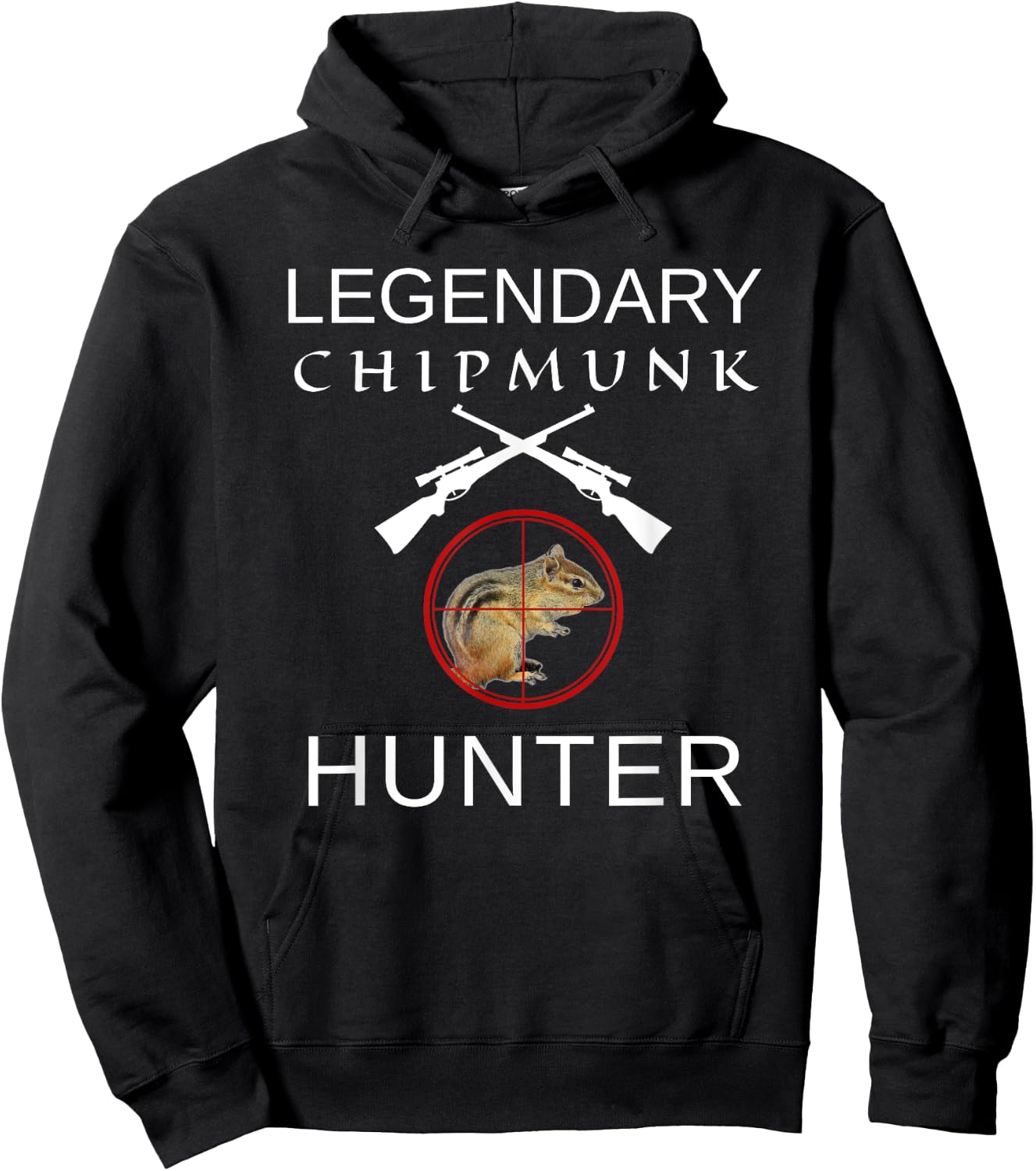 Legendary Chipmunk Hunter Hoodie - Hoodie | Black