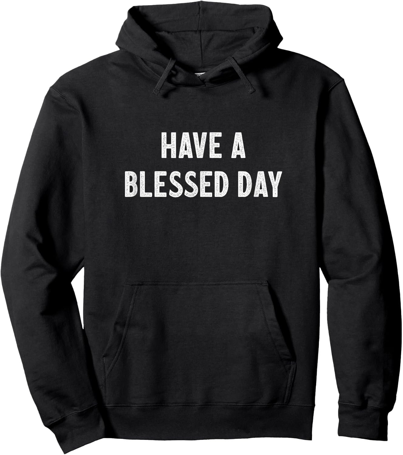 Have A Blessed Day - Vintage Style Hoodie - Hoodie | Black