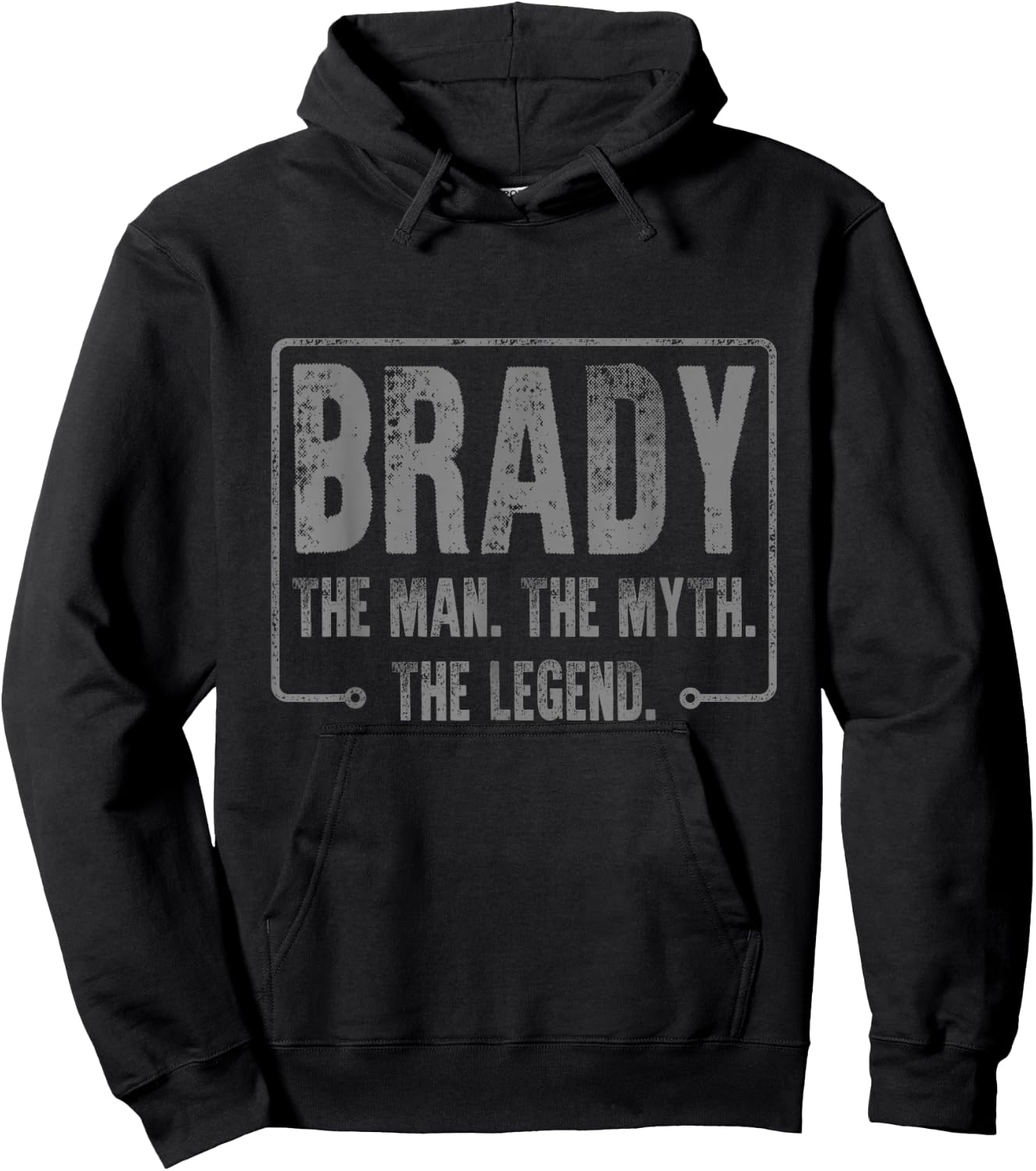 Brady The Man The Myth The Legend Hoodie - Hoodie | Black