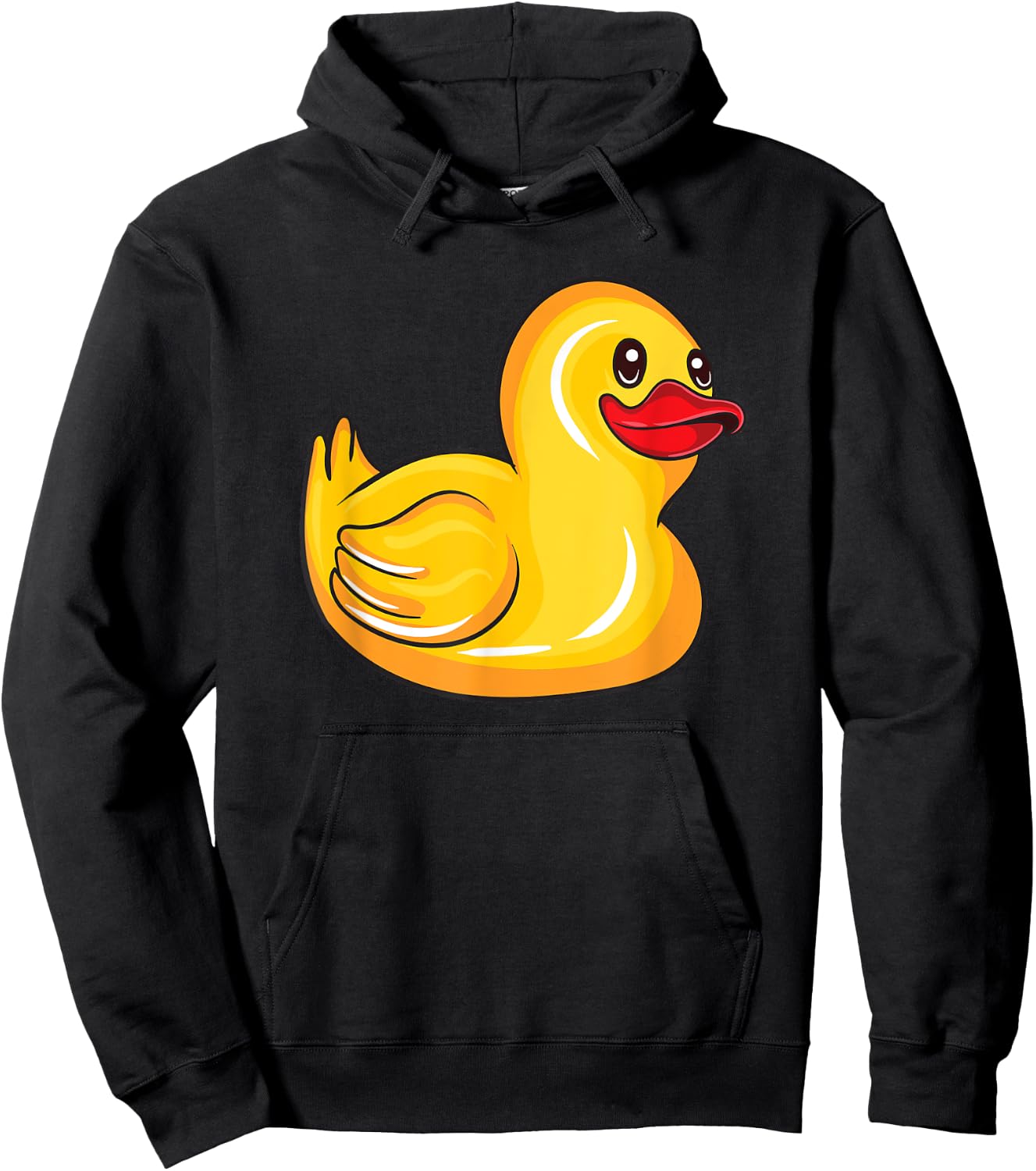 Cute Rubber Duck Gift Toddlers Men Women Funny Duckling Hoodie - Hoodie | Black