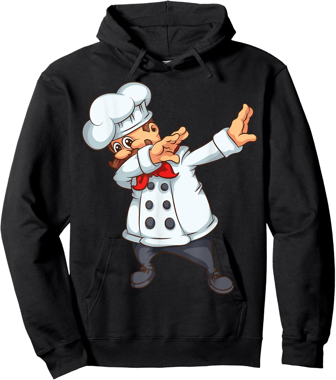 Cute Dabbing Chef | Funny Dab Dance Pastry Cook Food Gift Hoodie - Hoodie | Black