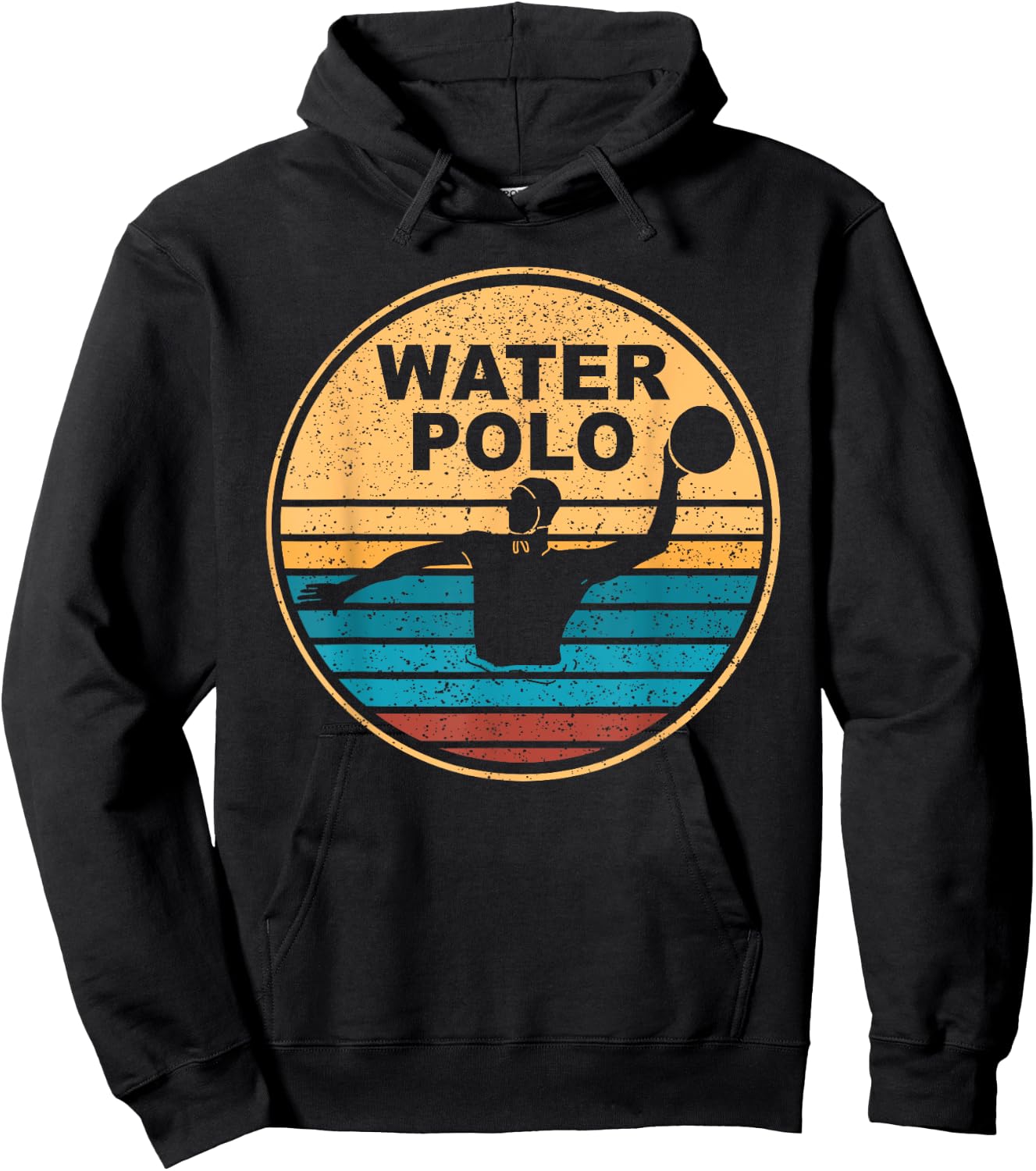 Water polo sport water ball player water polo Hoodie - Hoodie | Black