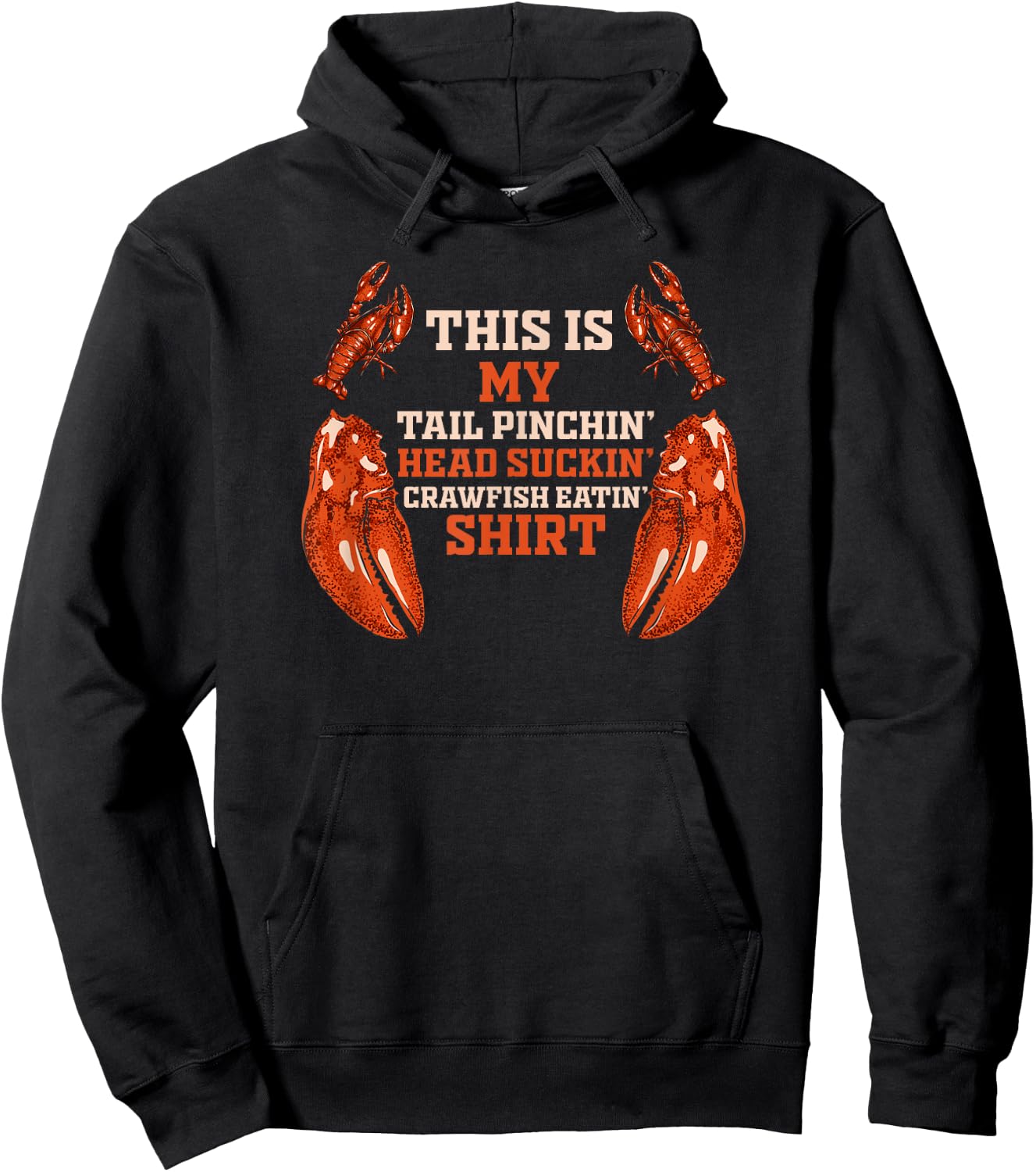 Crawfish Boil Cajun Crab Shellfish Hoodie - Hoodie | Black