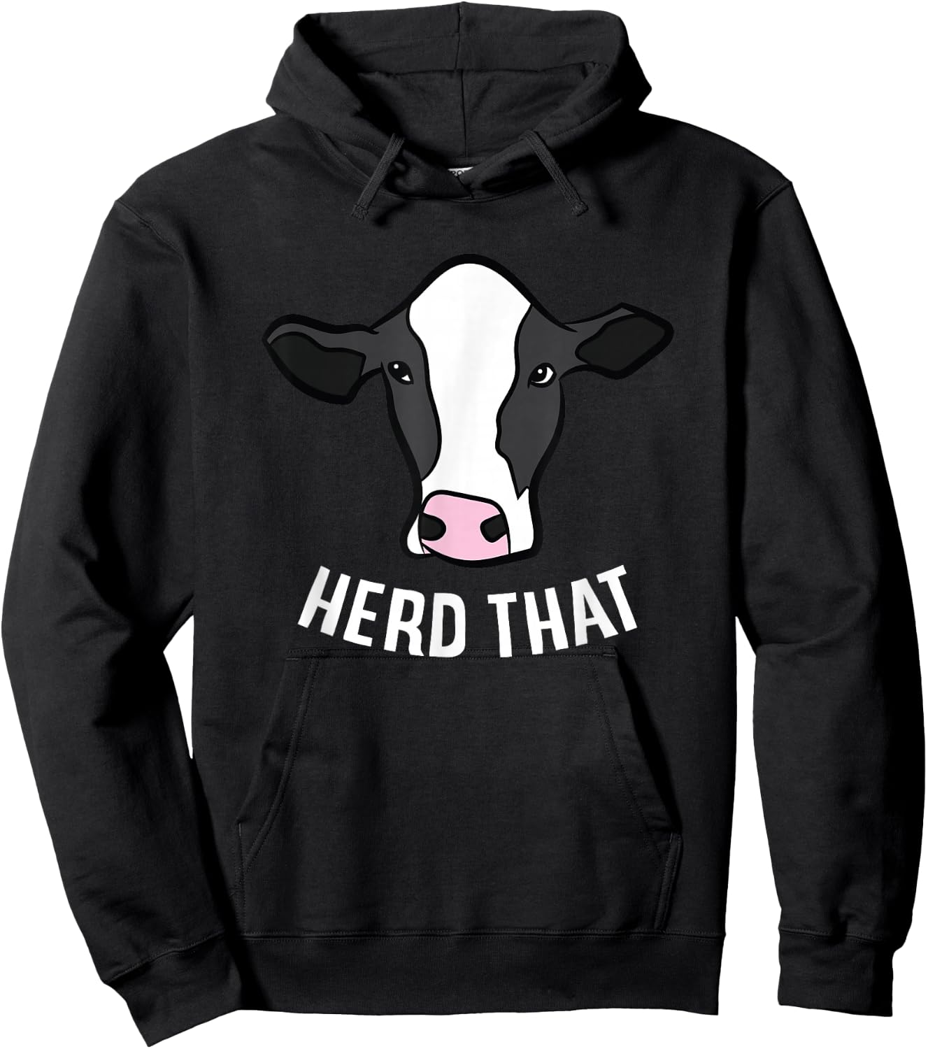 Funny Cow Farming Gift Cow Farmer Herd That Hoodie - Hoodie | Black