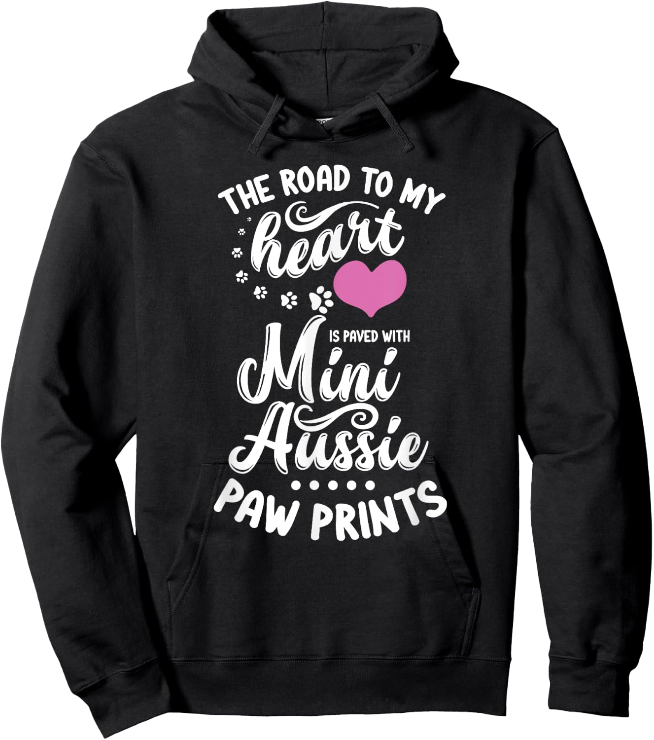 Miniature Australian Shepherd Lover Toy Dog Mini Aussie Mom Women Kids Hoodie - Hoodie | Black