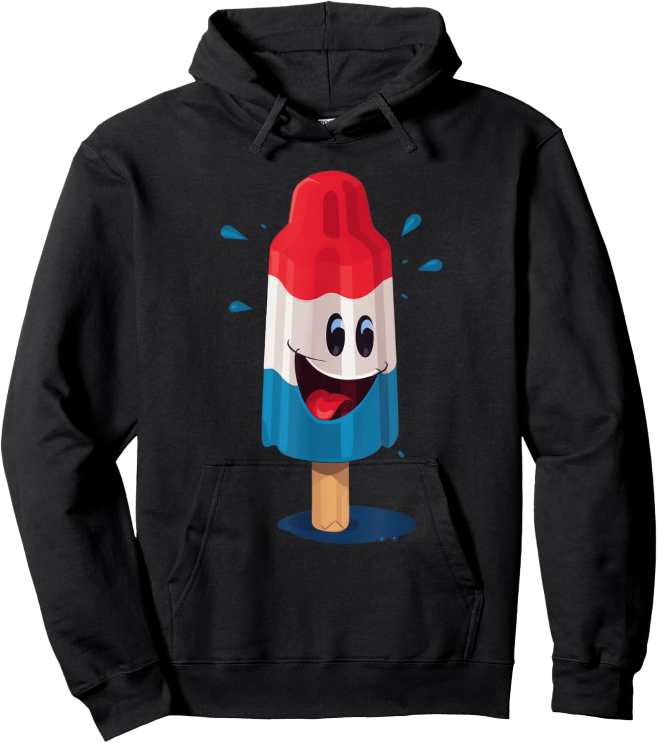 Kawaii Funny Rocketpop Ice Pop Treat Gift Men Women Kids Hoodie - Hoodie | Black