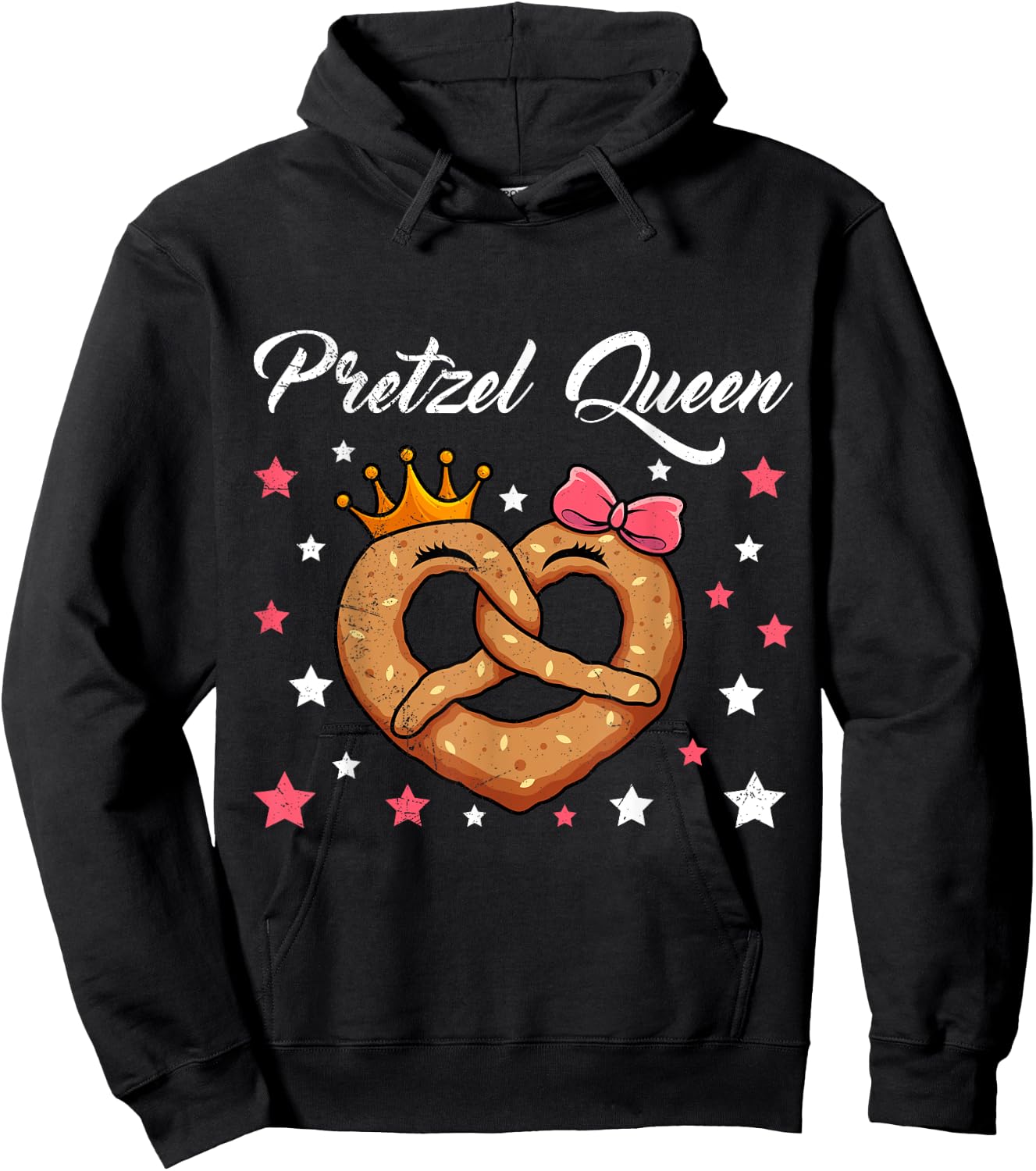 Pretzel Queen Pretzel Queen Bavarian Woman Hoodie - Hoodie | Black