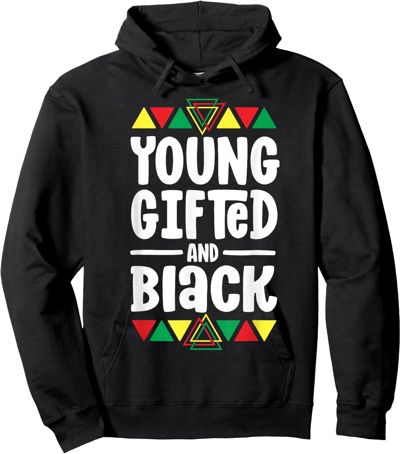 Young Gifted and Black History Shirts for Boys African Hoodie - Hoodie | Black