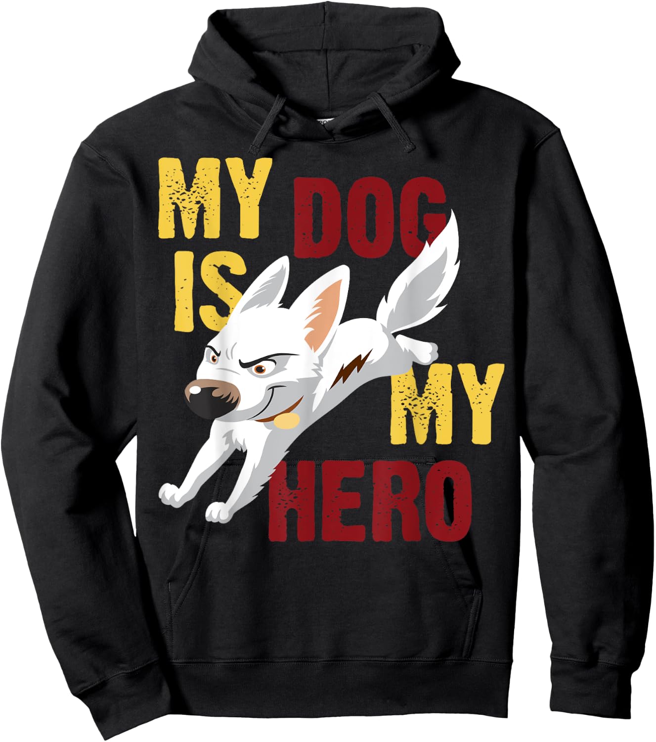Disney Bolt My Dog Is My Hero Hoodie - Hoodie | Black