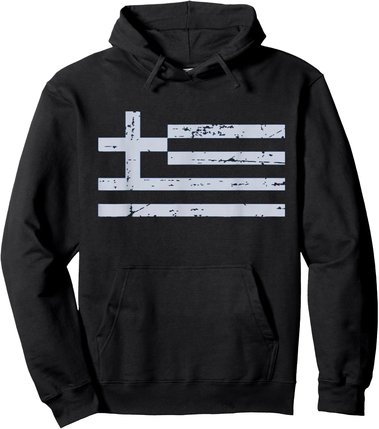 Greek Flag Vintage Greek /Women/Youth/Kids Hoodie - Hoodie | Black